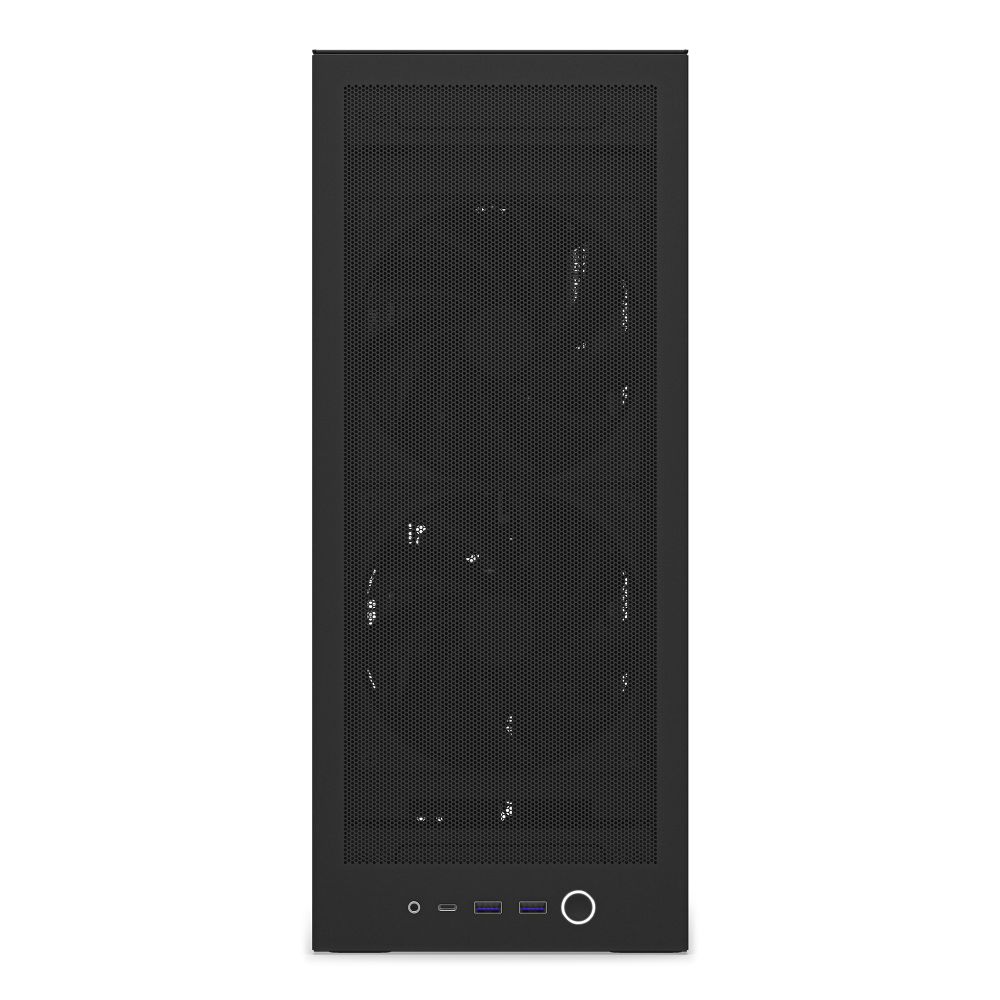 NZXT H2FLOW 縦型コンパクト mini-ITX PCケース CI-H21FB-01