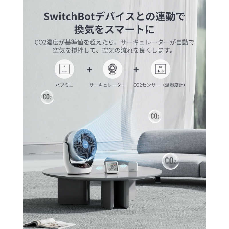 SwitchBot CO2センサー（温湿度計）W4900010