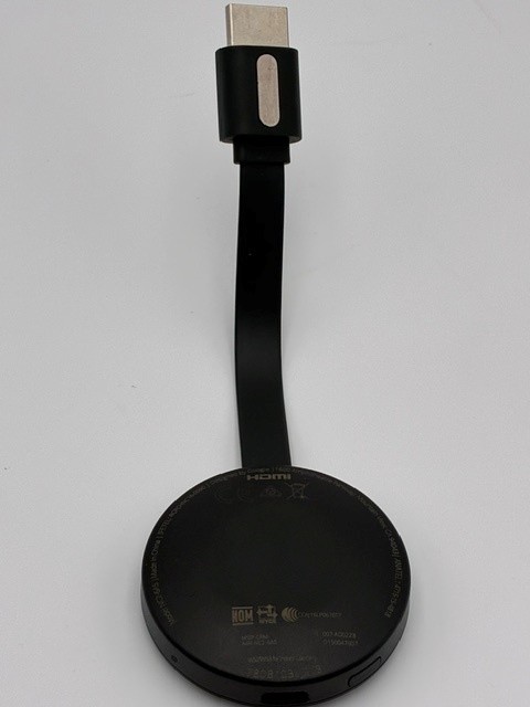 【店頭展示使用品】Google Chromecast ブラック GA3A00133A16Z01 (30日間保証）