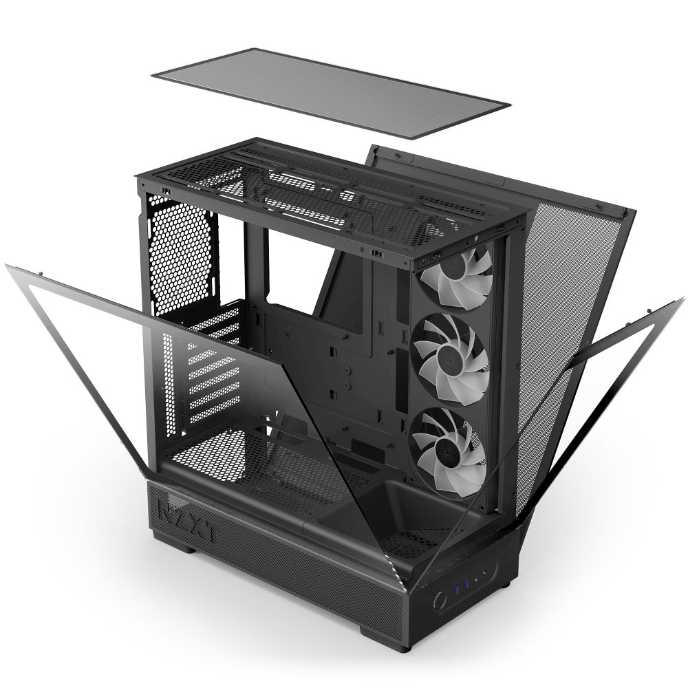 NZXT S5 RGB ブラック [ミドルタワー PCケース]