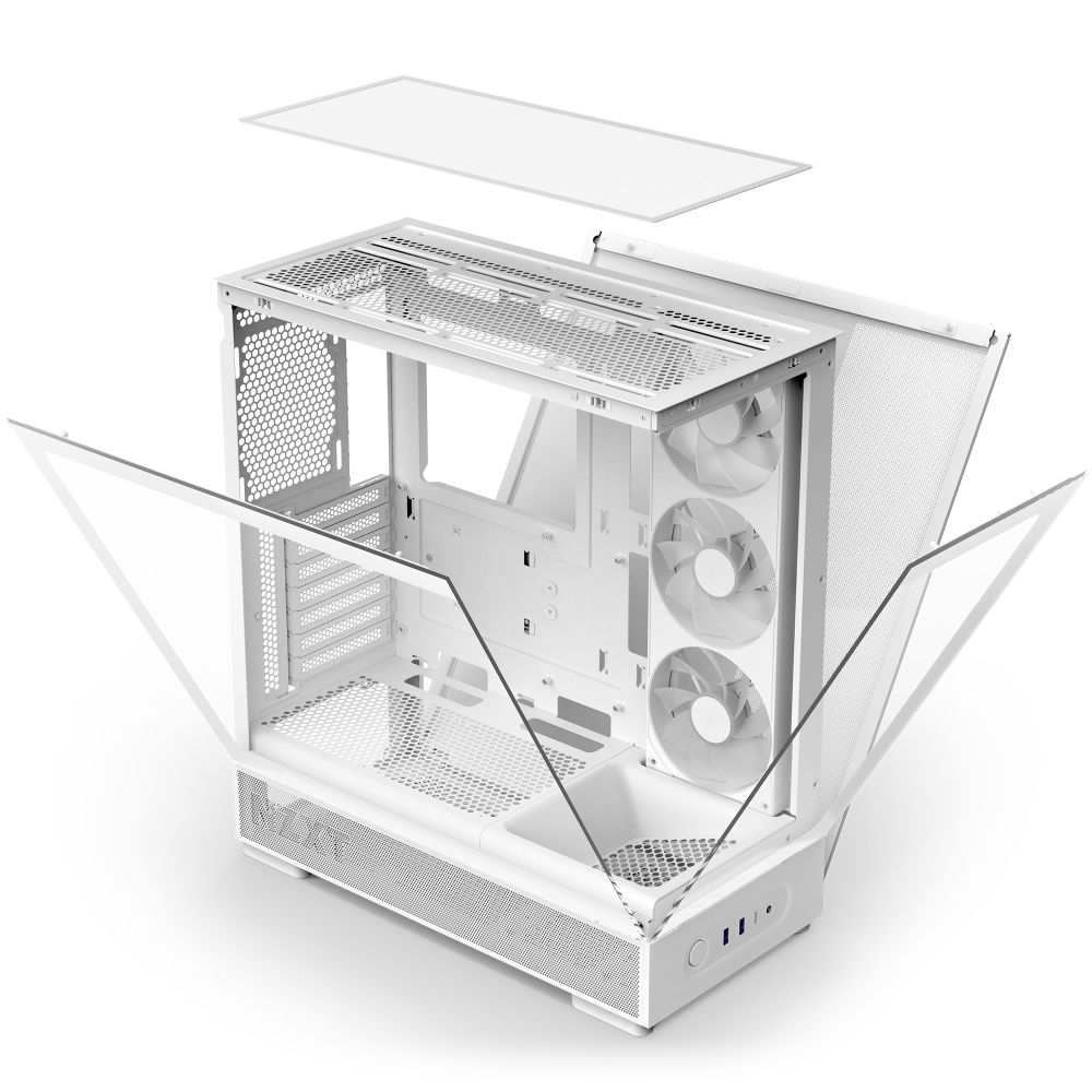 NZXT S5 RGB ホワイト [ミドルタワー PCケース]