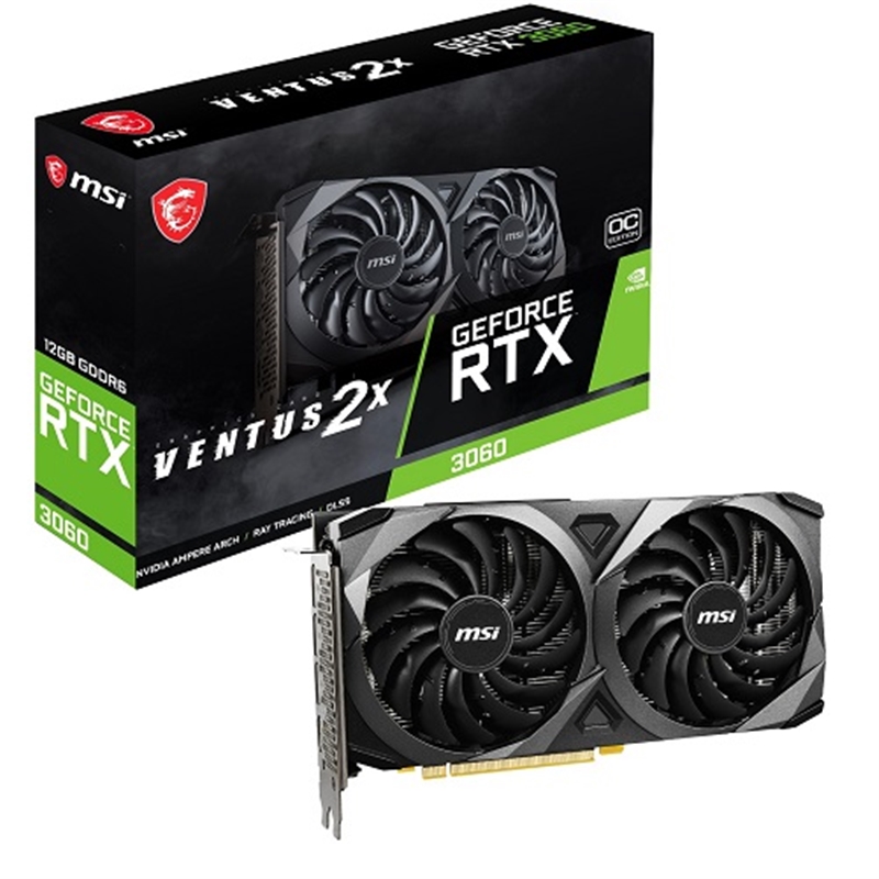 MSI GeForce RTX 3060 VENTUS 2X 12G OC [PCIExp 12GB]