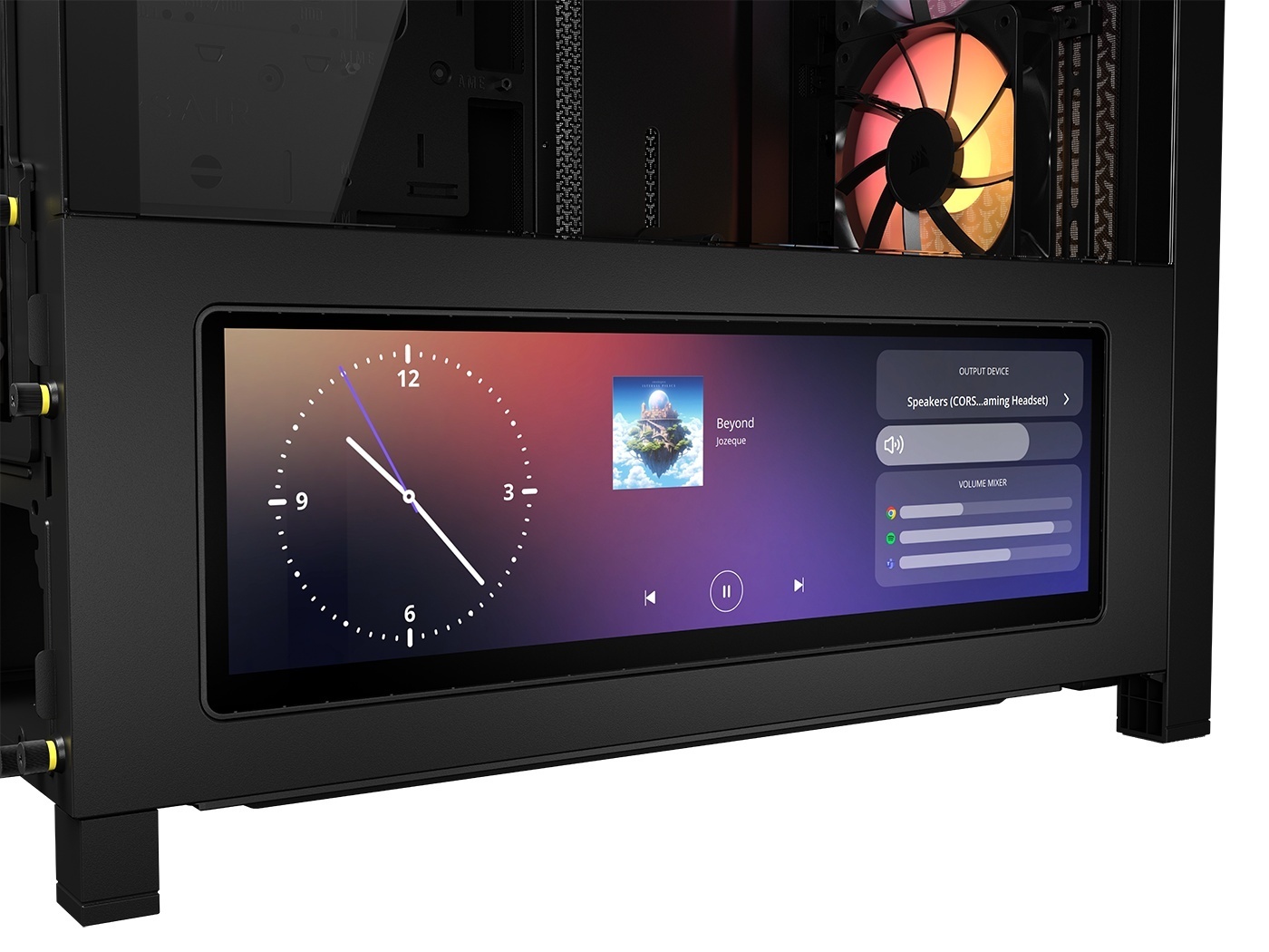 Corsair FRAME 4000D LCD RS ARGB Premium Black CC-9011326-WW