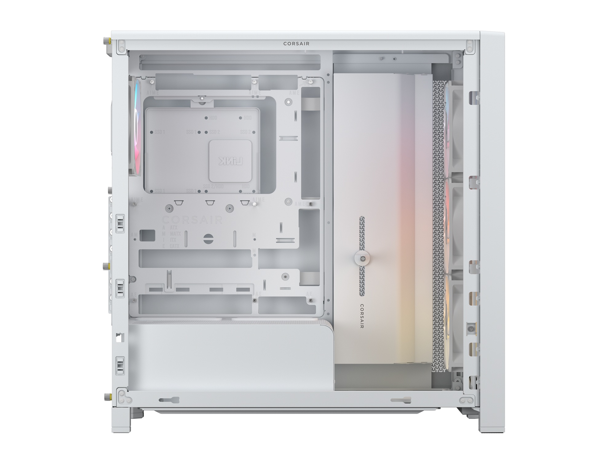 【ハロウィンセール】Corsair FRAME 4000D LCD RS ARGB Premium White CC-9011326-WW【10/16 16:00~10/23 11:00】