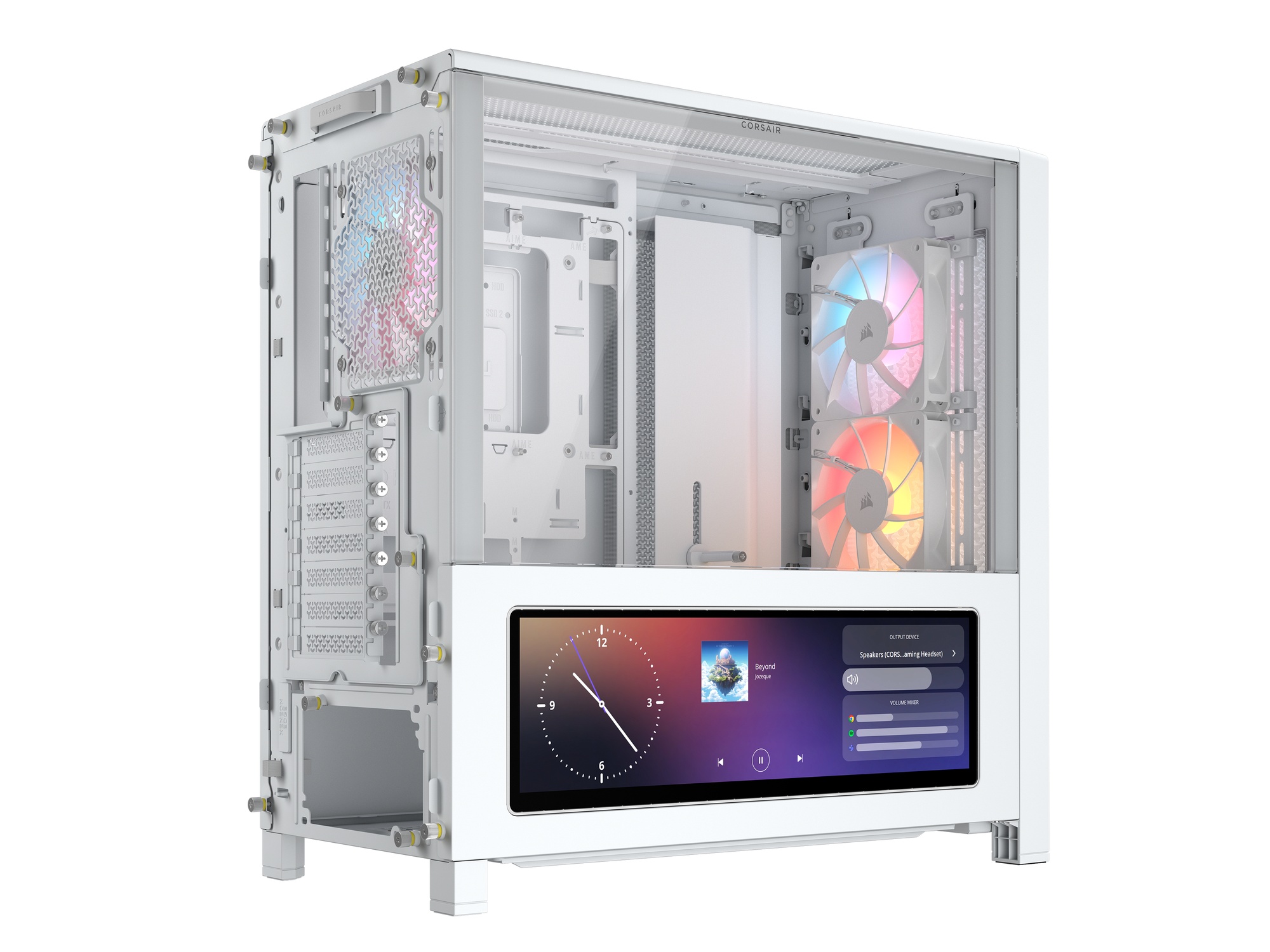 【ハロウィンセール】Corsair FRAME 4000D LCD RS ARGB Premium White CC-9011326-WW【10/16 16:00~10/23 11:00】