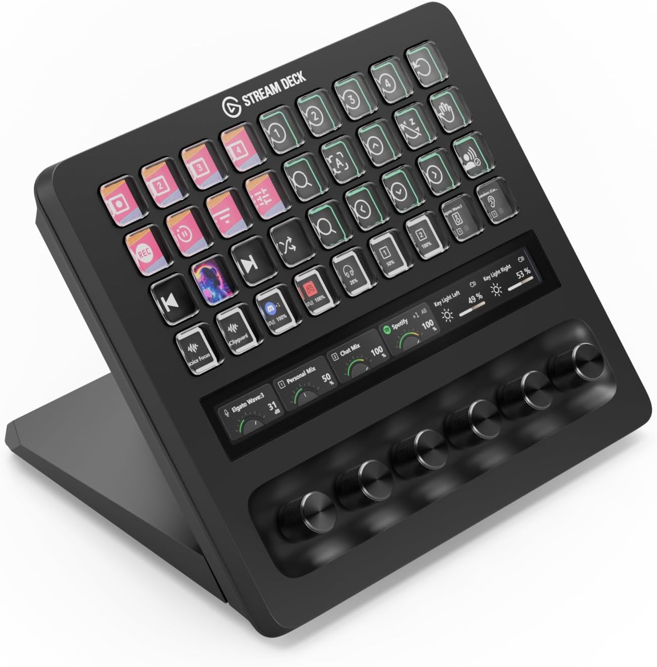 Elgato 36ボタン6ダイヤル多機能キーパッド [Stream Deck + XL]