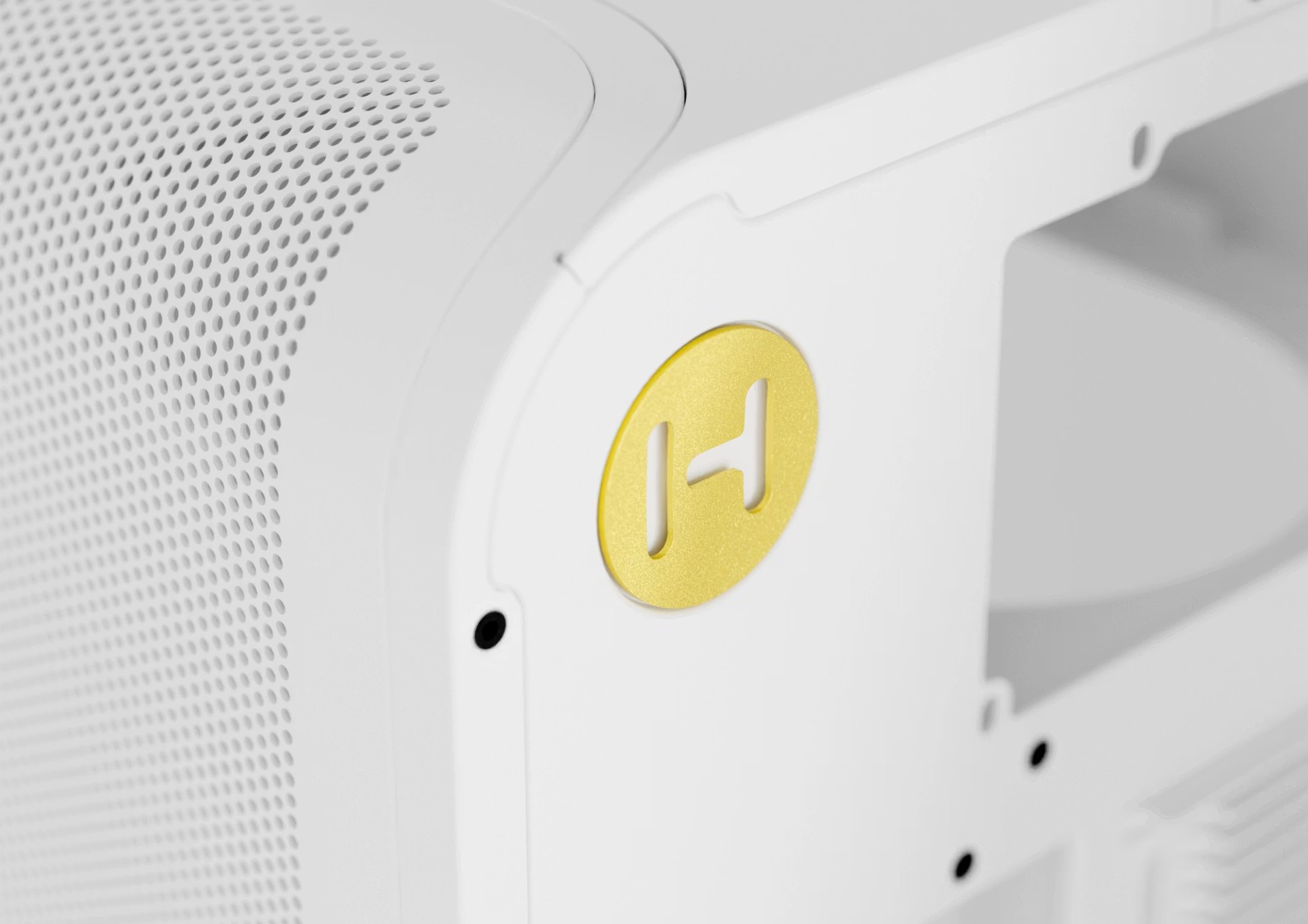 HYTE 曲面ガラス搭載 ラウンドデザインE-ATX対応PCケース X50 SNOW WHITE