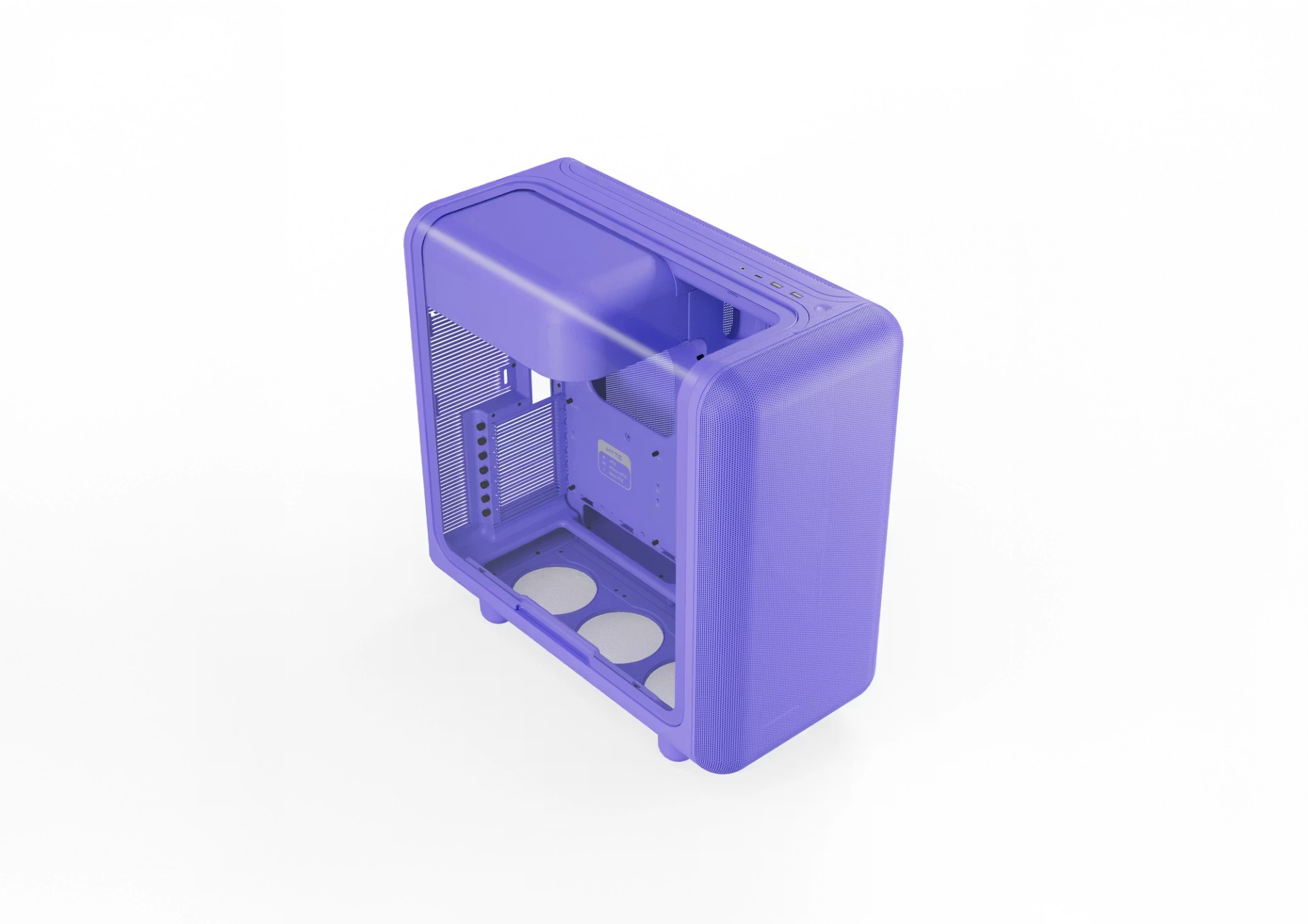 HYTE 曲面ガラス搭載 ラウンドデザインE-ATX対応PCケース X50 TARO MILK