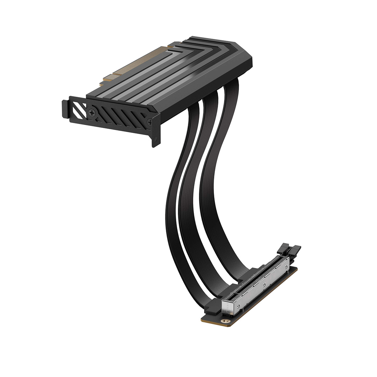 HYTE ライザーケーブル PCIe 5.0 Hyper Riser Cable Pitch Black