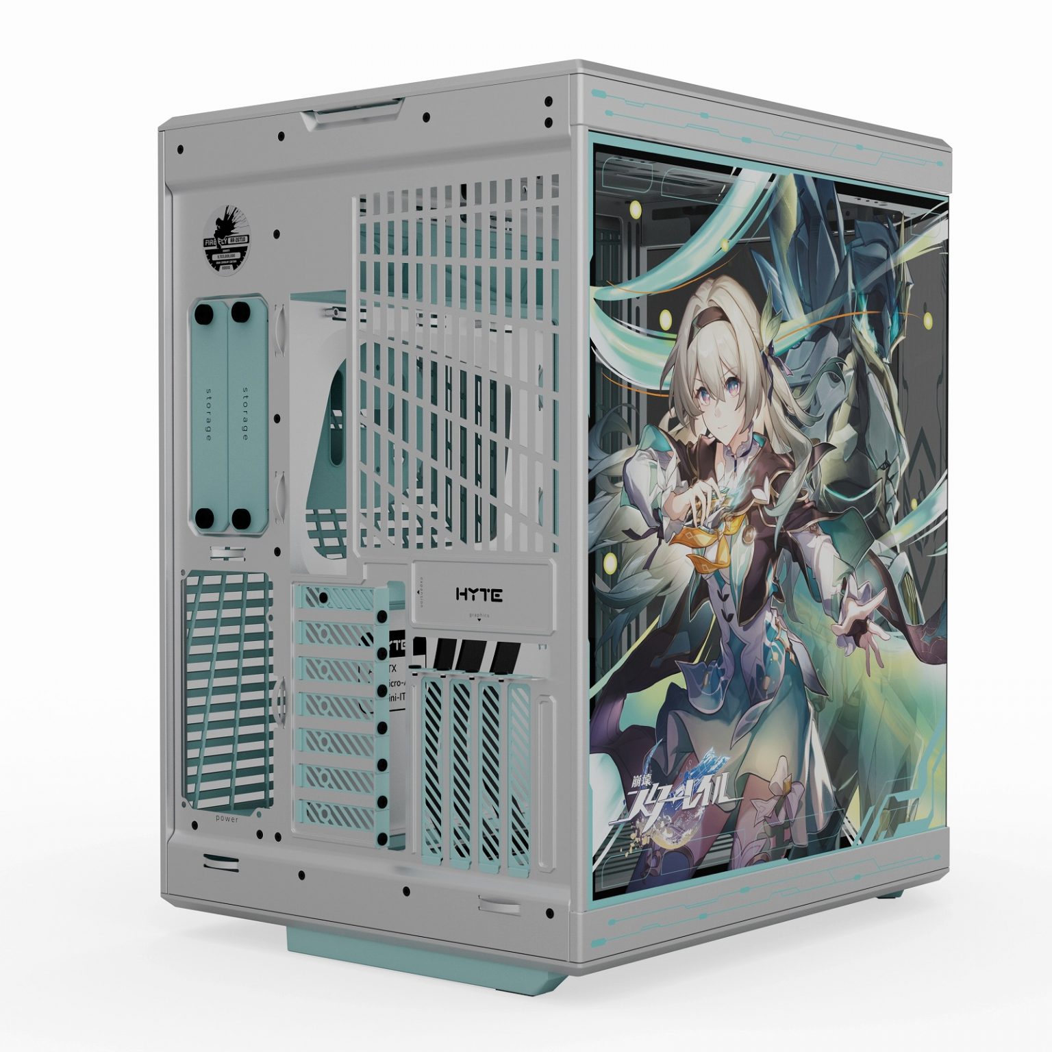 HYTE PCケース 『崩壊:スターレイル』コラボレーション限定モデル Y70 Firefly Limited Edition ピラーレスPCケース