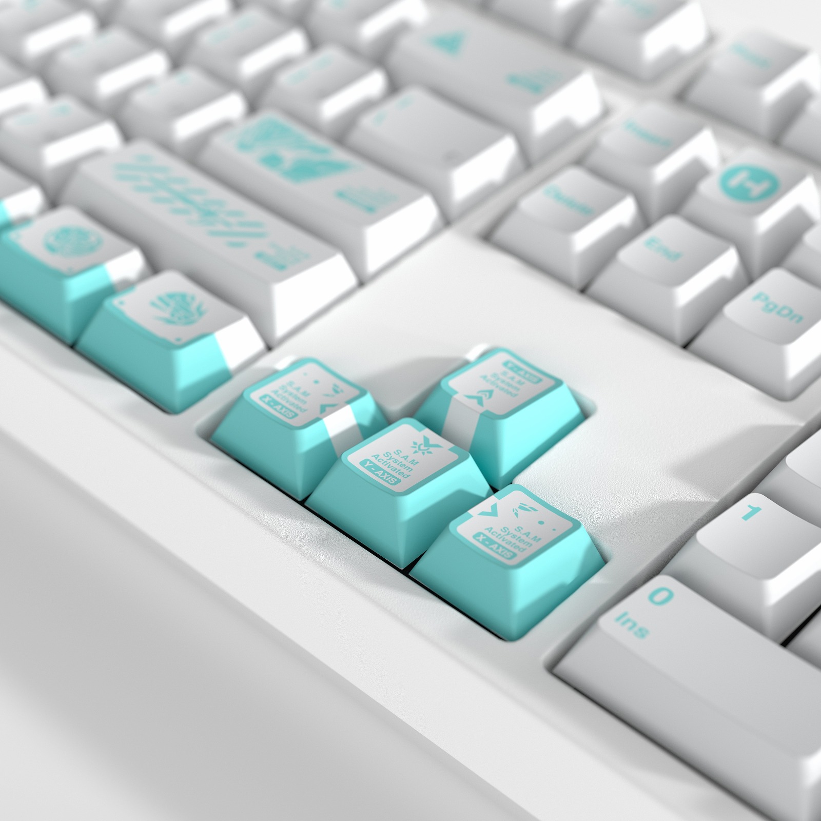 HYTE キーキャップ ホタル 『崩壊：スターレイル』コラボレーション 限定キーキャップセット HYTE HSR FIREFLY KEYCAPS