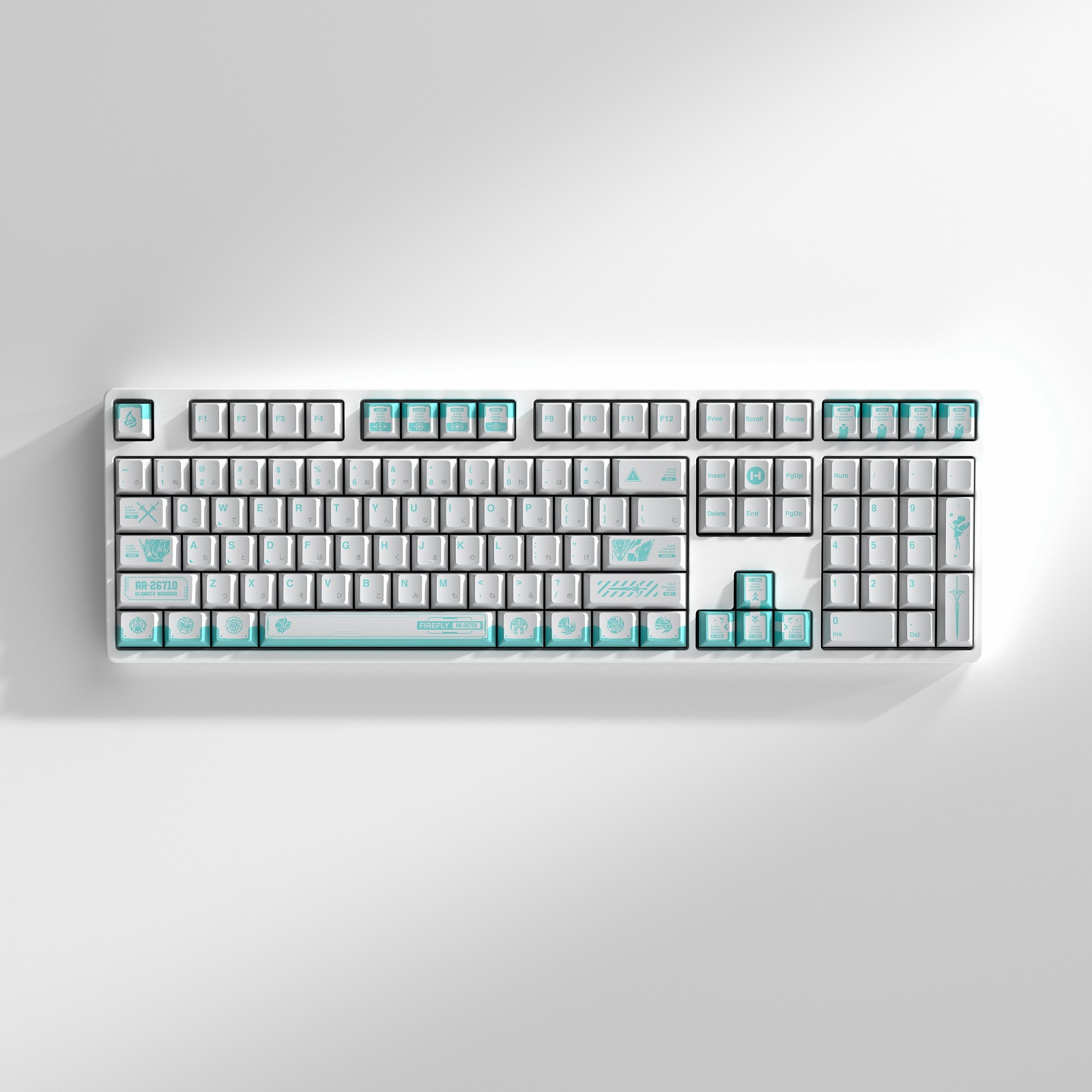 HYTE キーキャップ ホタル 『崩壊：スターレイル』コラボレーション 限定キーキャップセット HYTE HSR FIREFLY KEYCAPS