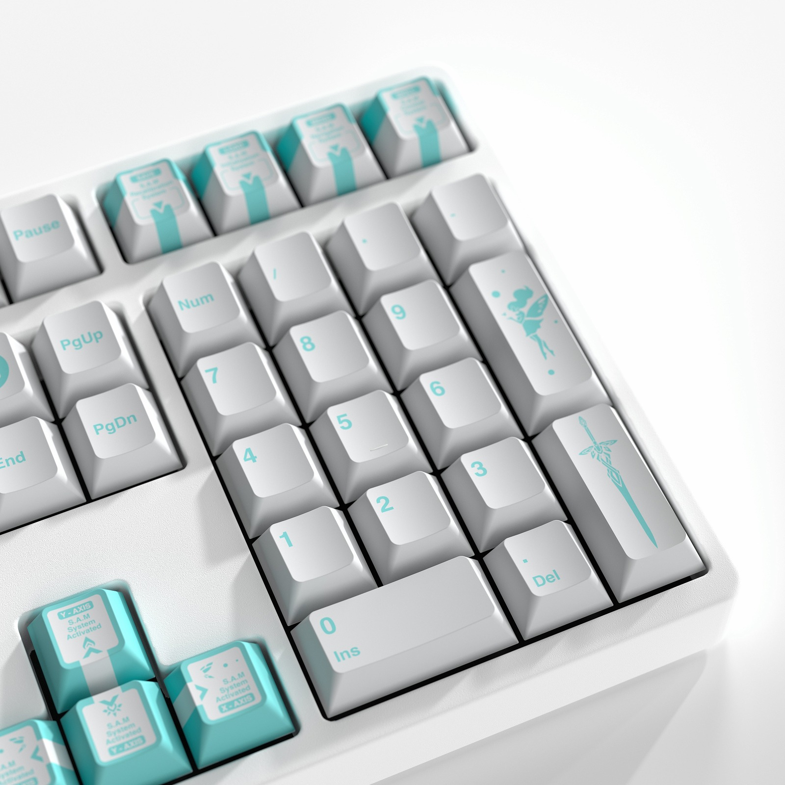 HYTE キーキャップ ホタル 『崩壊：スターレイル』コラボレーション 限定キーキャップセット HYTE HSR FIREFLY KEYCAPS