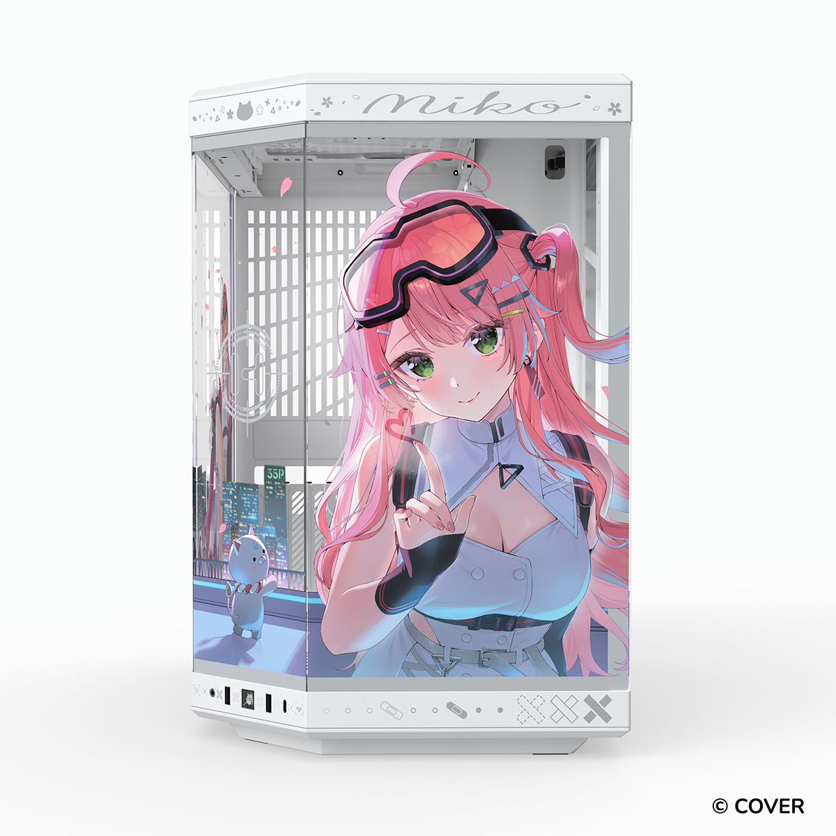 [予約商品][2026年秋頃以降出荷予定]ホロライブ所属「さくらみこ」限定コラボレーションモデル HYTE Y70 Sakura Miko White(ランヤード付（首掛けストラップ）)
