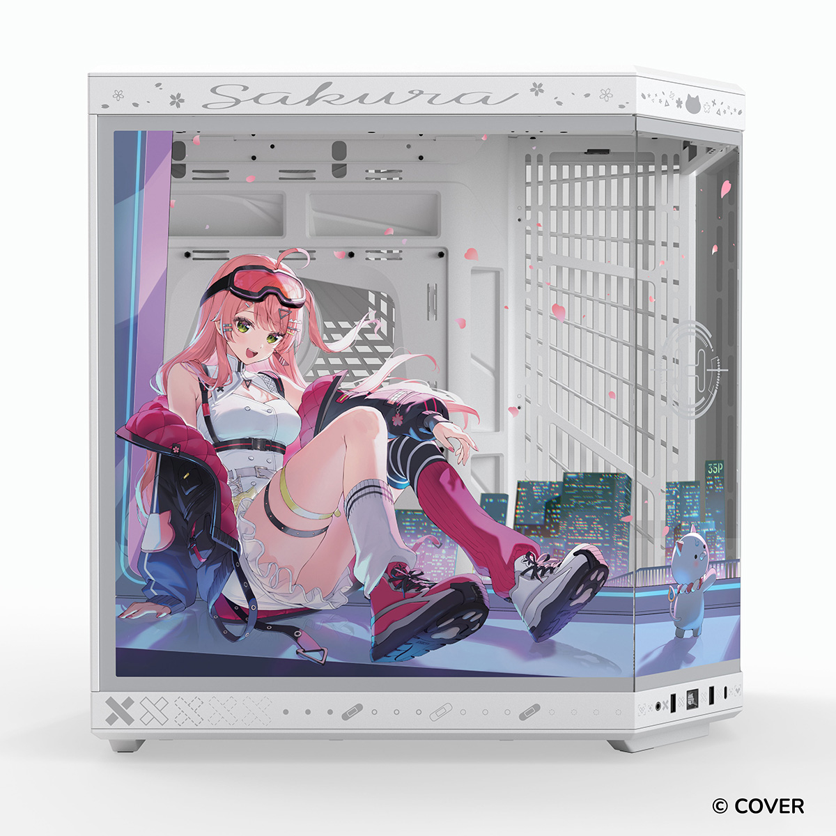 [予約商品][2026年秋頃以降出荷予定]ホロライブ所属「さくらみこ」限定コラボレーションモデル HYTE Y70 Sakura Miko White(ランヤード付（首掛けストラップ）)