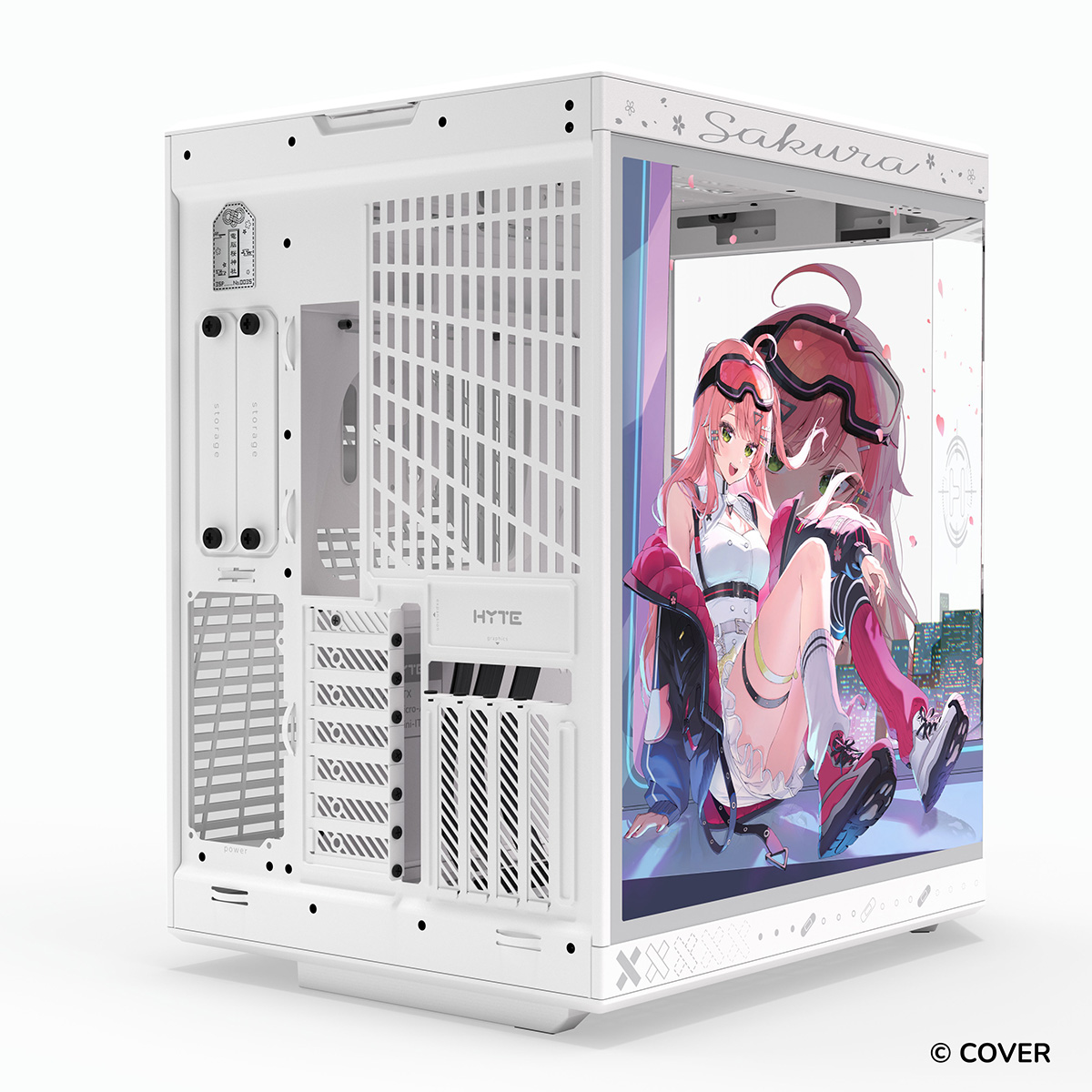 [予約商品][2026年秋頃以降出荷予定]ホロライブ所属「さくらみこ」限定コラボレーションモデル HYTE Y70 Sakura Miko White(ランヤード付（首掛けストラップ）)