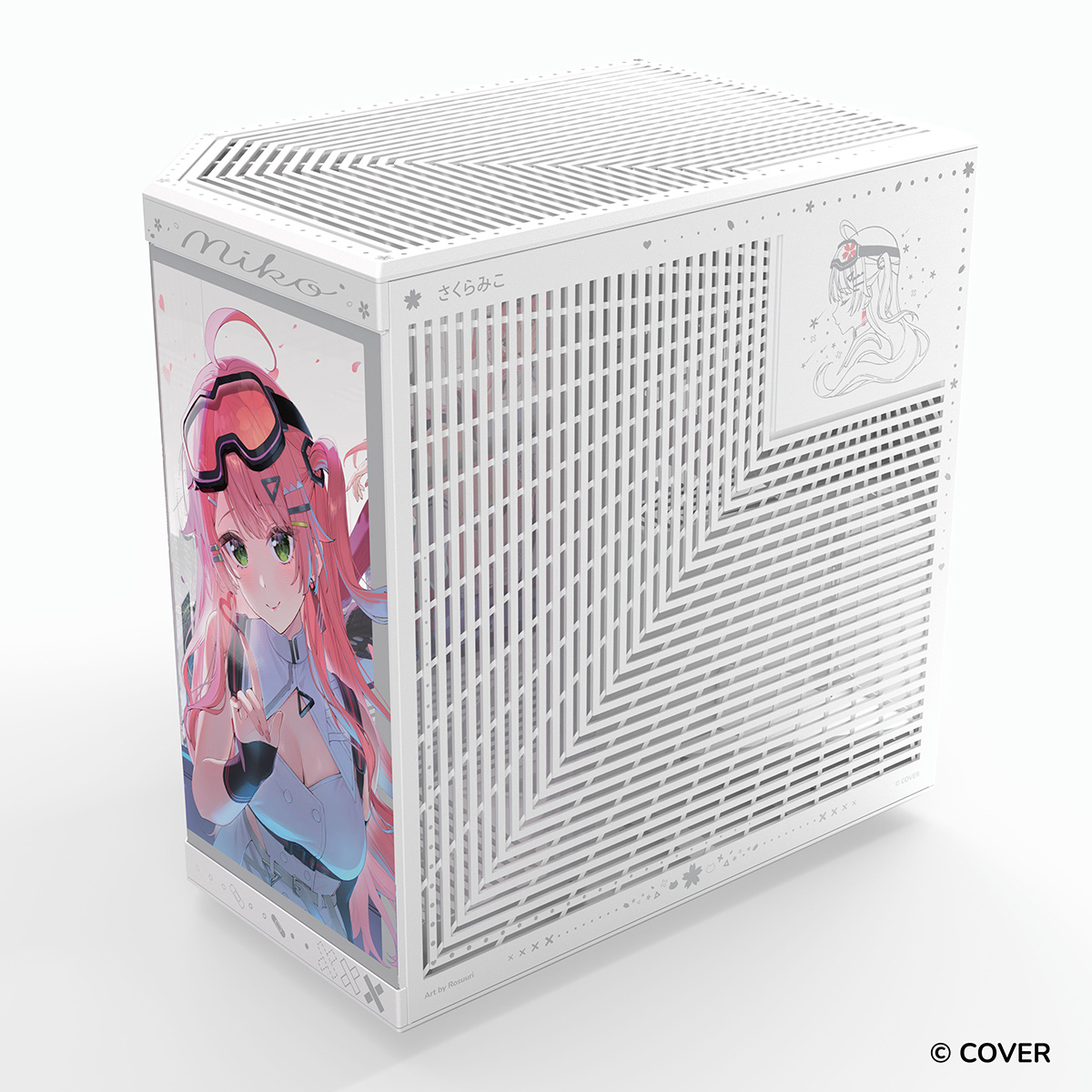 [予約商品][2026年秋頃以降出荷予定]ホロライブ所属「さくらみこ」限定コラボレーションモデル HYTE Y70 Sakura Miko White(ランヤード付（首掛けストラップ）)