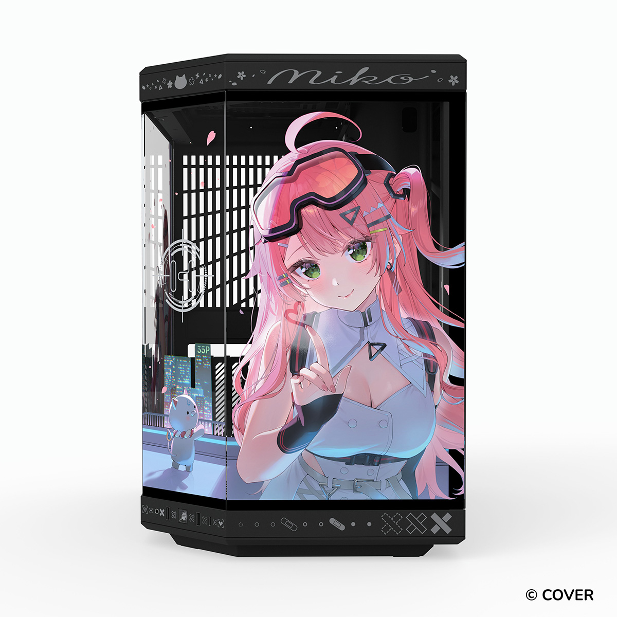 [予約商品][2026年秋頃以降出荷予定]ホロライブ所属「さくらみこ」限定コラボレーションモデル HYTE Y70 Sakura Miko Black(ランヤード付（首掛けストラップ）)