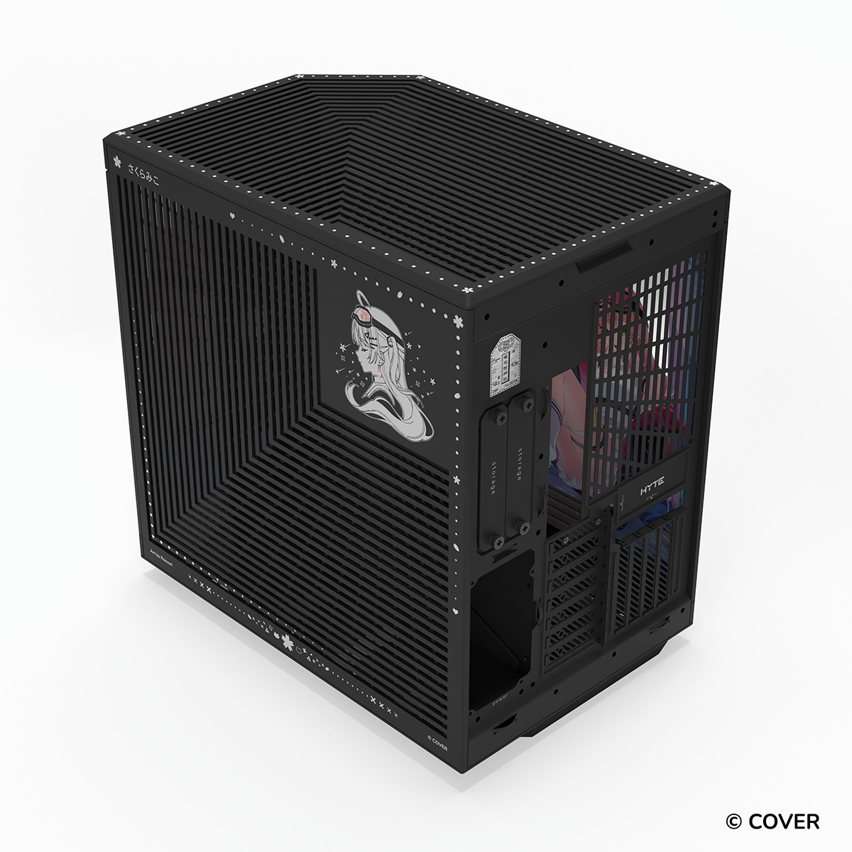[予約商品][2026年秋頃以降出荷予定]ホロライブ所属「さくらみこ」限定コラボレーションモデル HYTE Y70 Sakura Miko Black(ランヤード付（首掛けストラップ）)