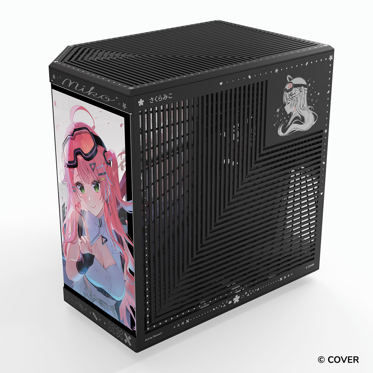 [予約商品][2026年秋頃以降出荷予定]ホロライブ所属「さくらみこ」限定コラボレーションモデル HYTE Y70 Sakura Miko Black(ランヤード付（首掛けストラップ）)