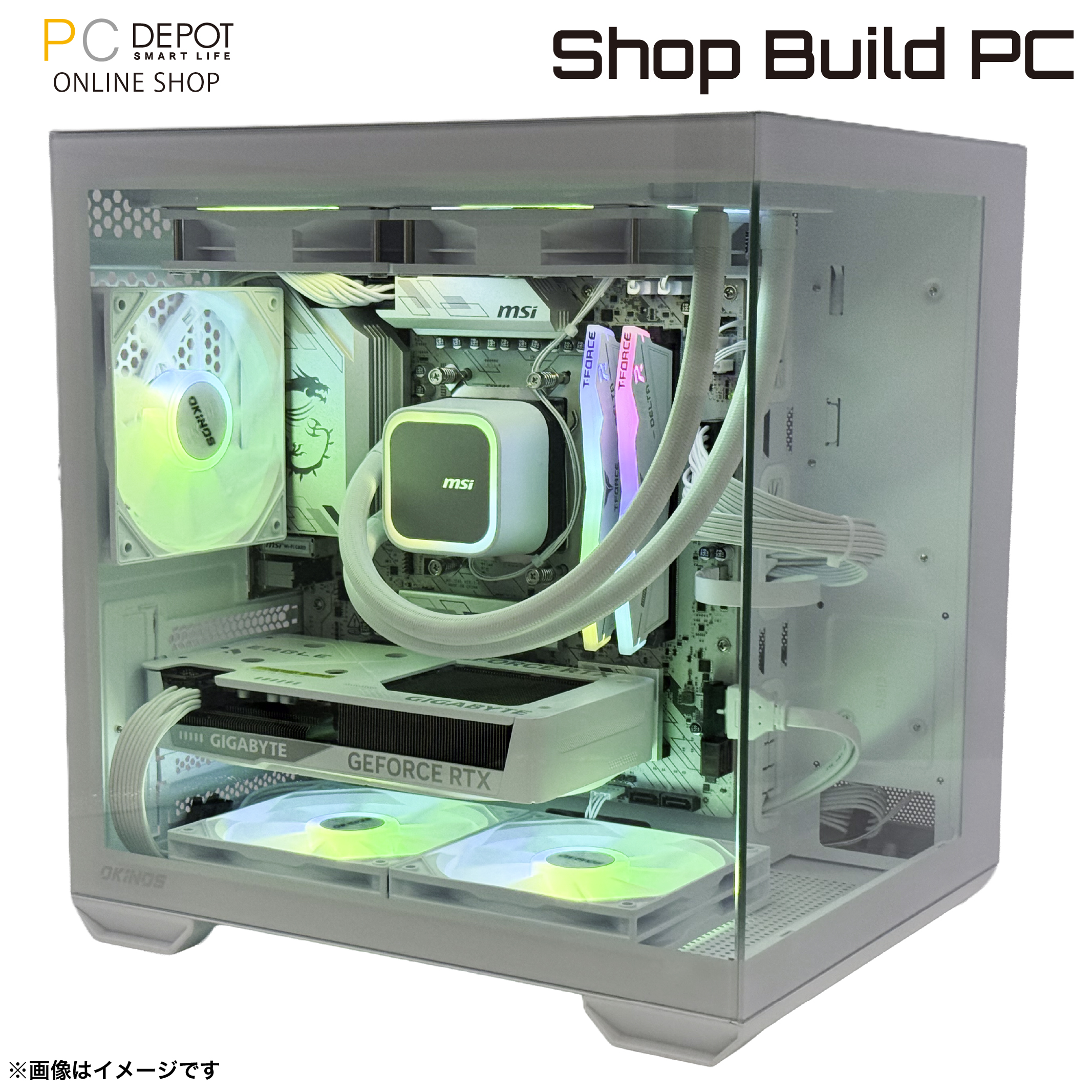 【アウトレット品】【ShopBuild BTO】Ryzen5 9600X/RTX5060Ti/16GB/1TB - SBMX-R5PLW ゲーミング向けPC