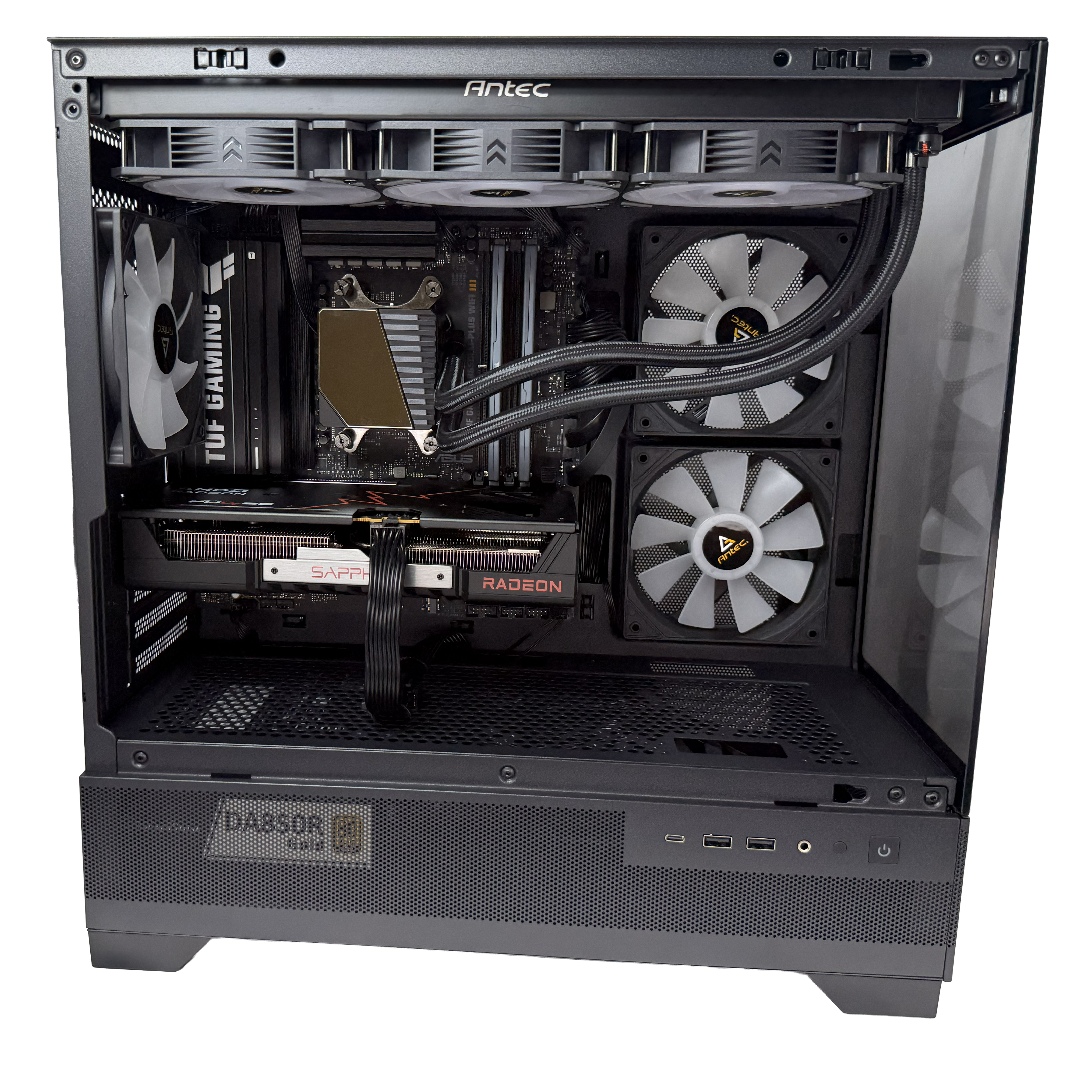 【7800X3D×RX9060XT 16GB】ゲーマー向けパソコン(ピラーレス)【Shop build】