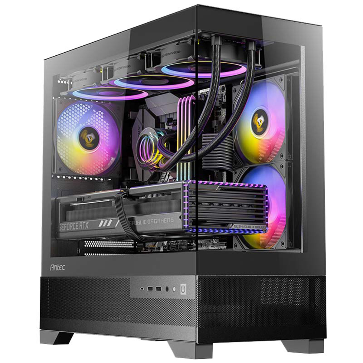【WEB限定組立済み自作PC】Core Ultra7 265K ＆ GeForce RTX5070Ti搭載 水冷モデル【1年間保証付き】