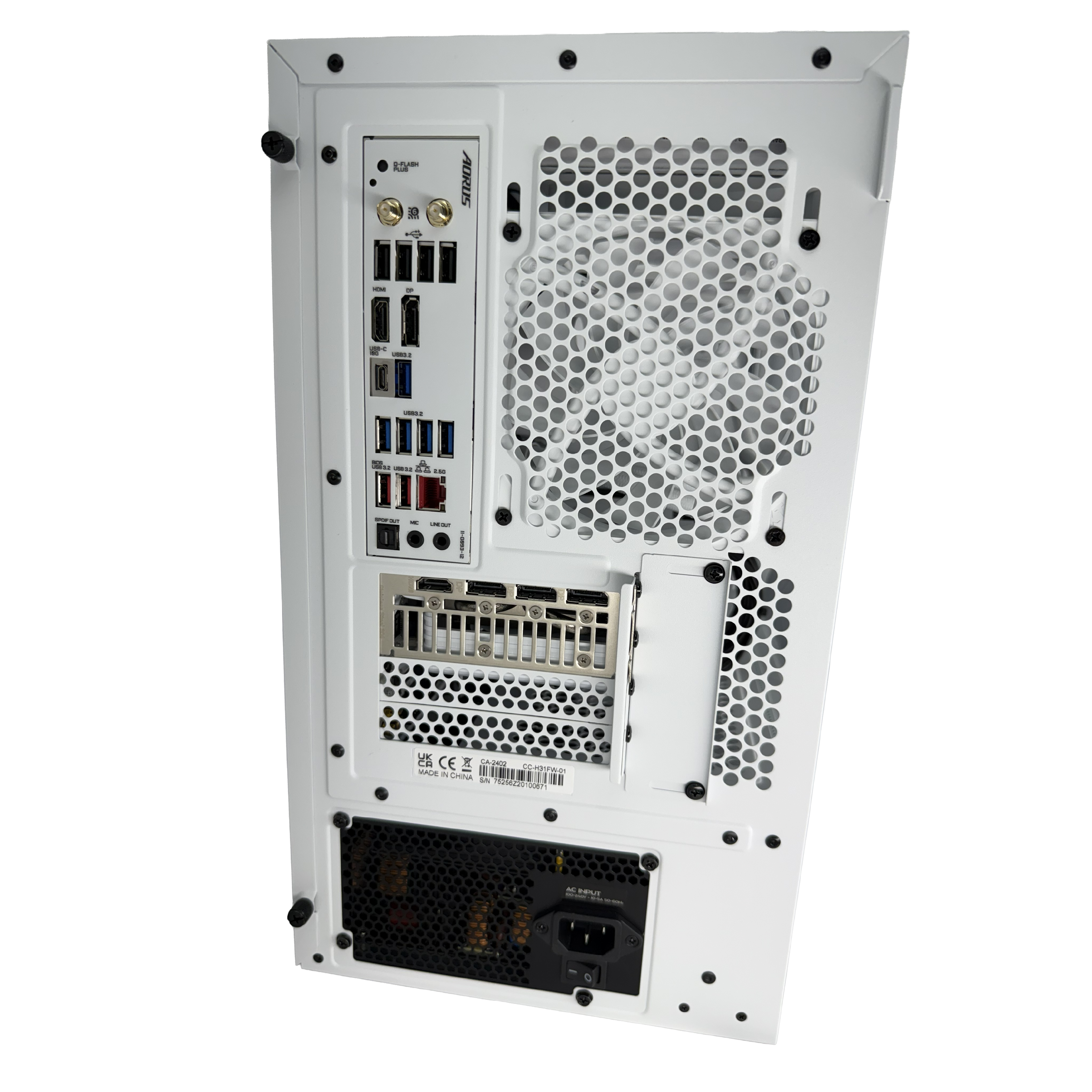 【中古】【店頭展示使用品】ゲーミングPC AMD Ryzen7 7800X3D/RX9070XT/64GB/2TB/WiFi 6E/1年保証【BTO PC】