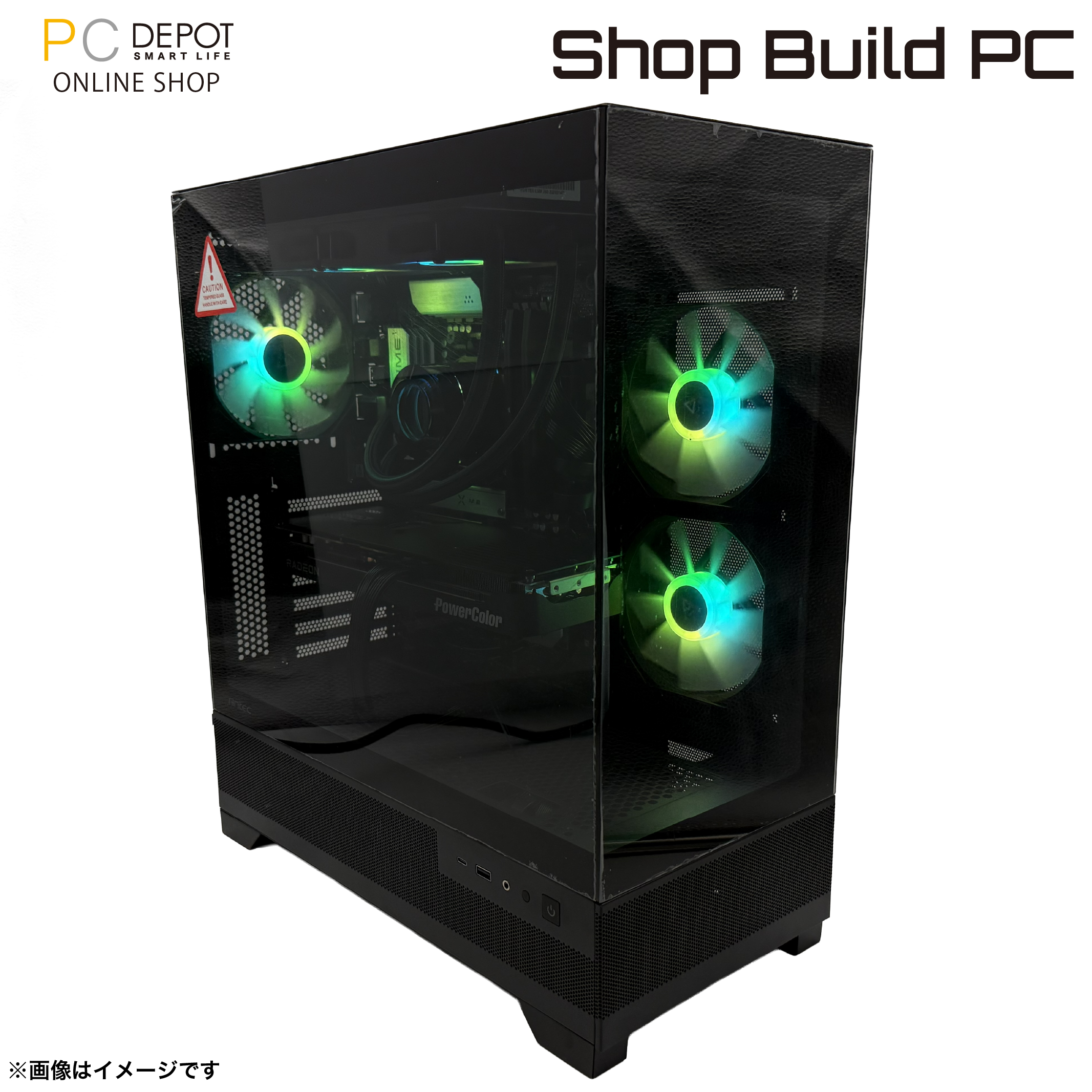 【ShopBuild BTO】Ryzen7 7800X3D/RTX5070/32GB/1TB - SBXR-R7PLB ゲーミング向けPC (カスタマイズ対応)
