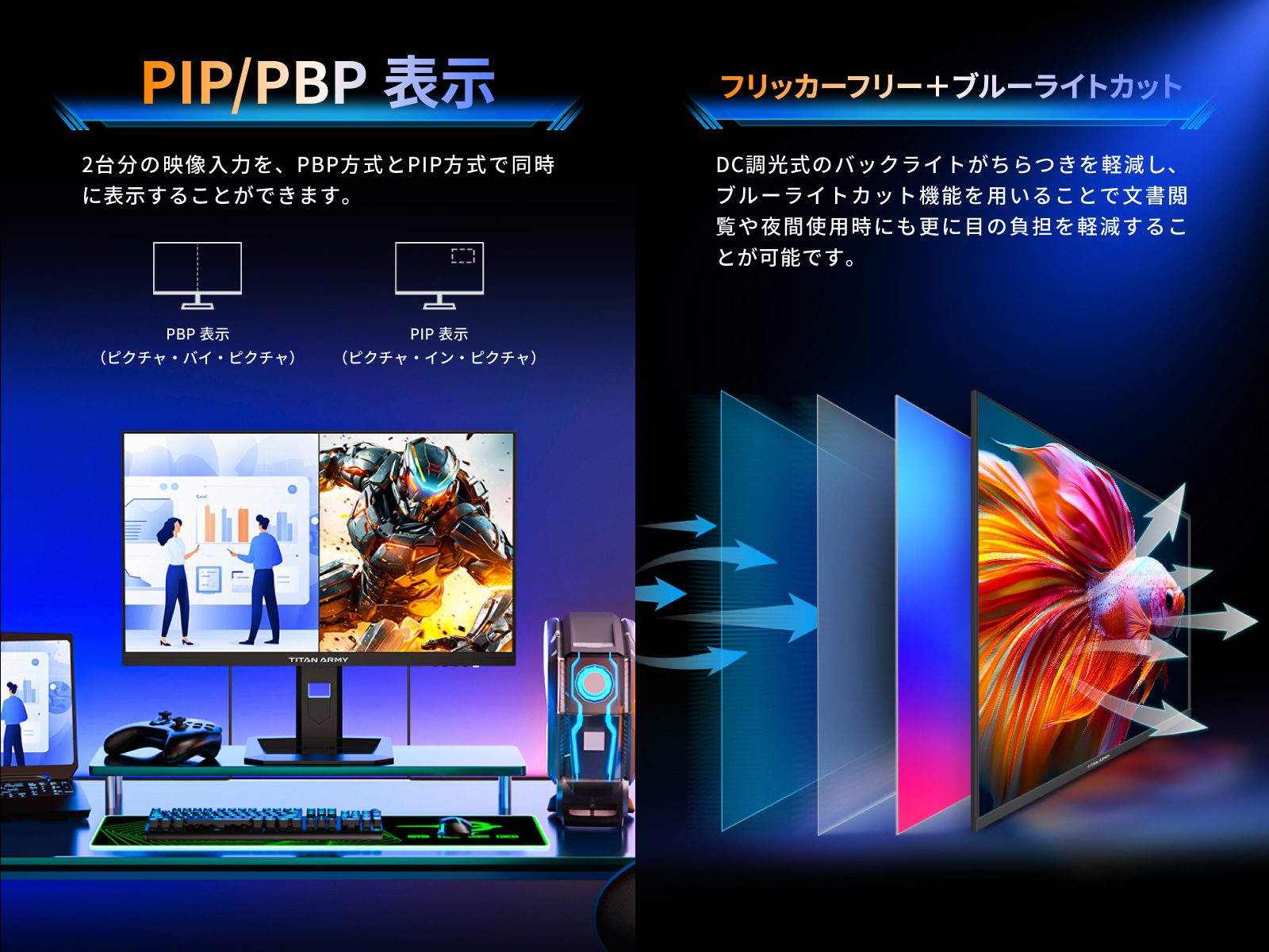 【パソコン同時購入】27インチ(量子ドット)WQHD 200Hz ゲーミングモニター