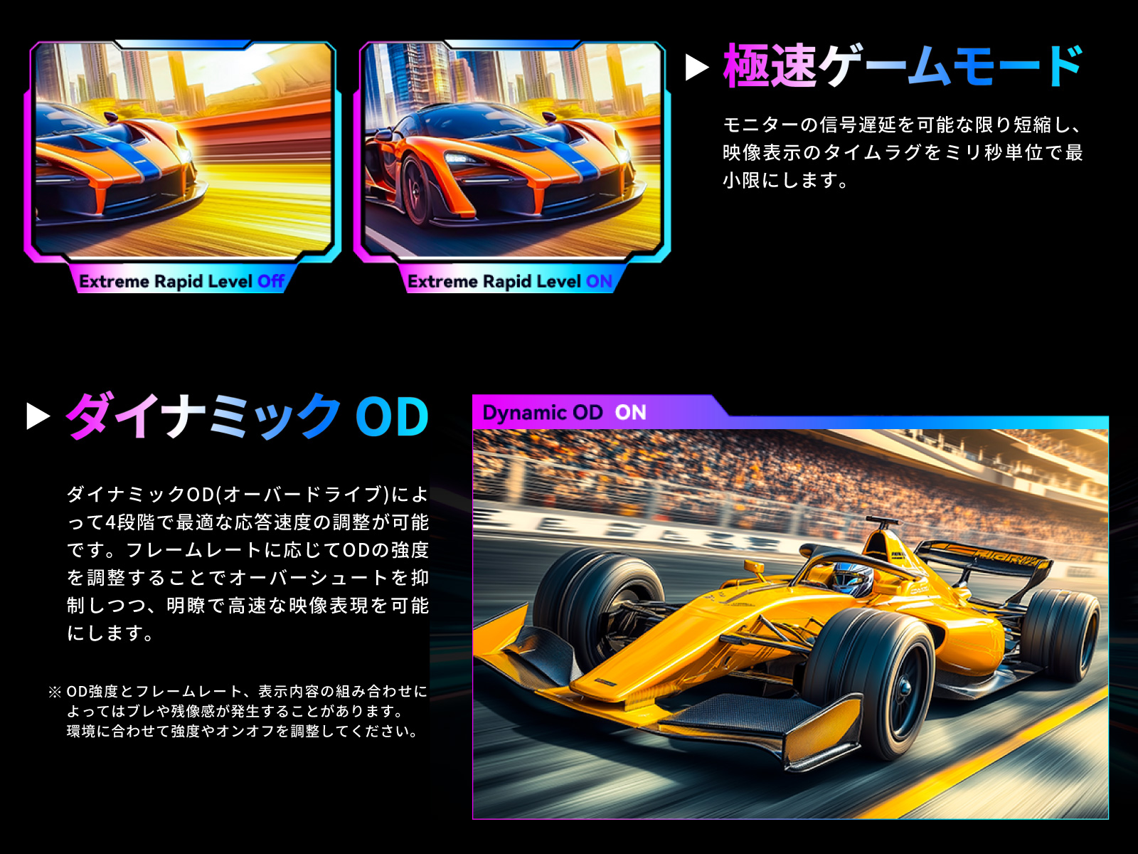 【パソコン同時購入】27インチ(量子ドット) 4K/160Hz FHD/320Hz デュアルモード搭載ゲーミングモニター