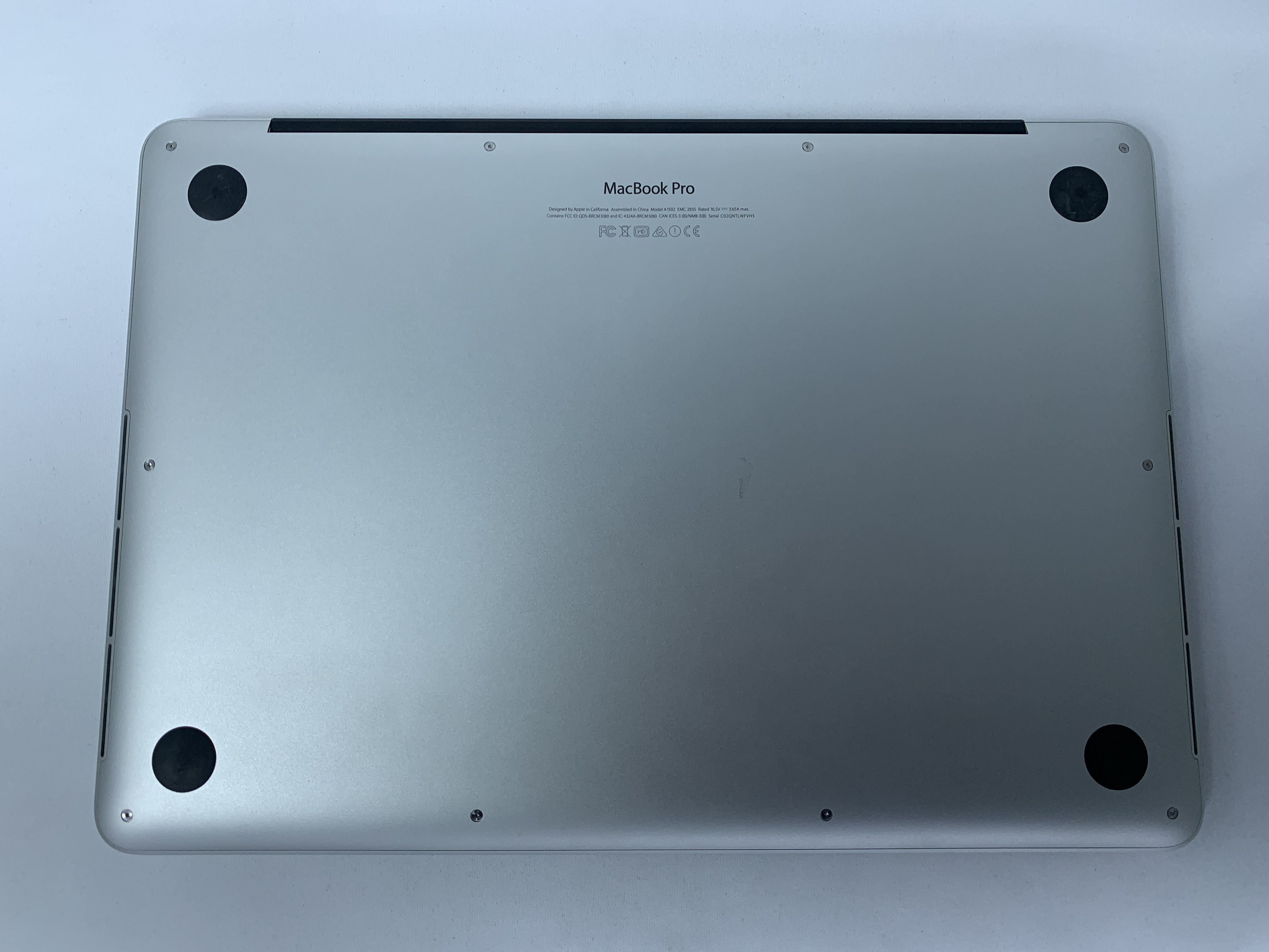 【中古：Bランク】Apple MacBook Pro Retinaディスプレイ(2015年) 256GB 2700/13.3 MF840J/A【30日返金保証】