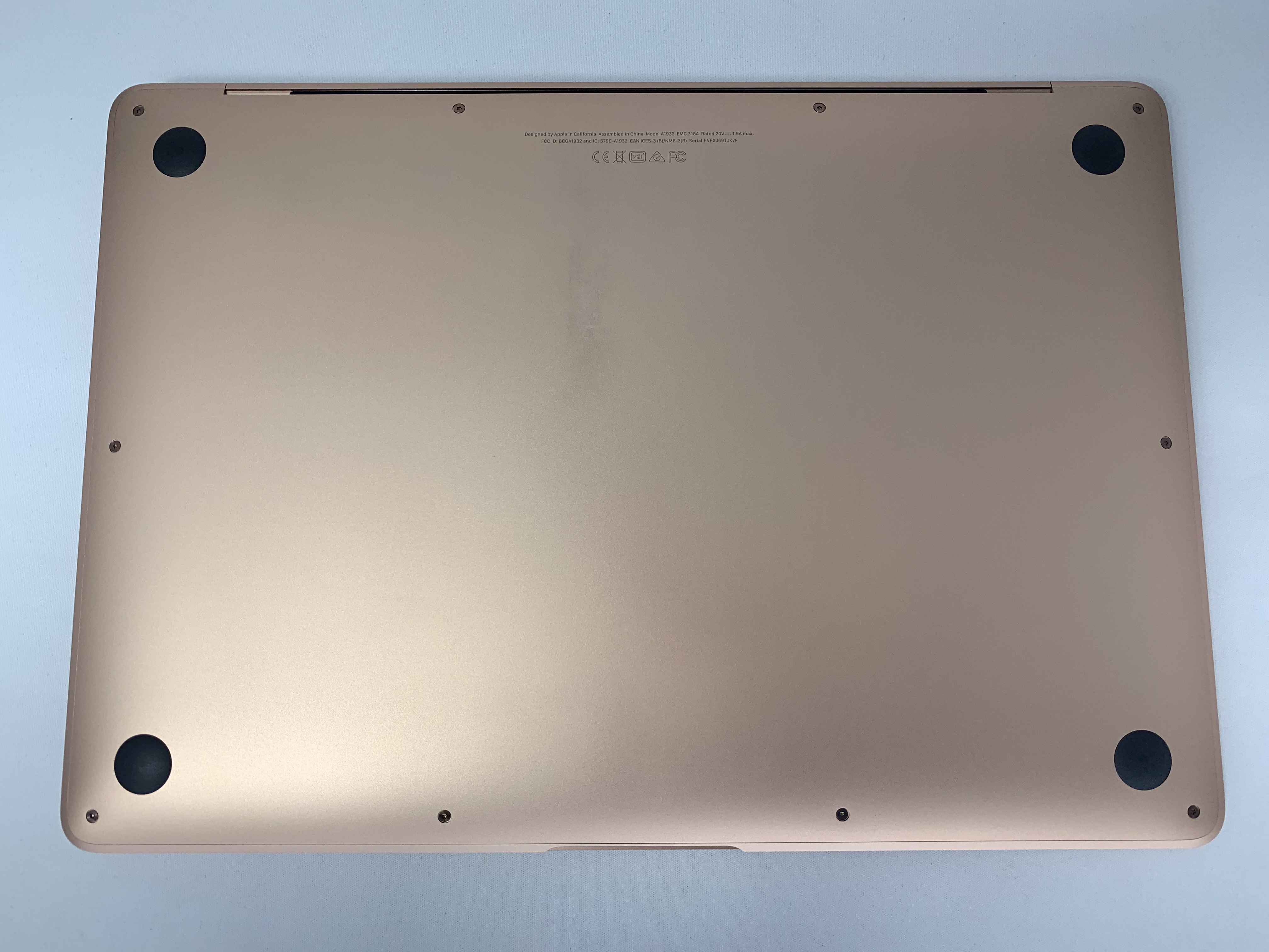 【中古：Bランク】Apple MacBook Air Retinaディスプレイ(2018年) 1600/13.3 MREE2J/A [ゴールド]【30日返金保証】