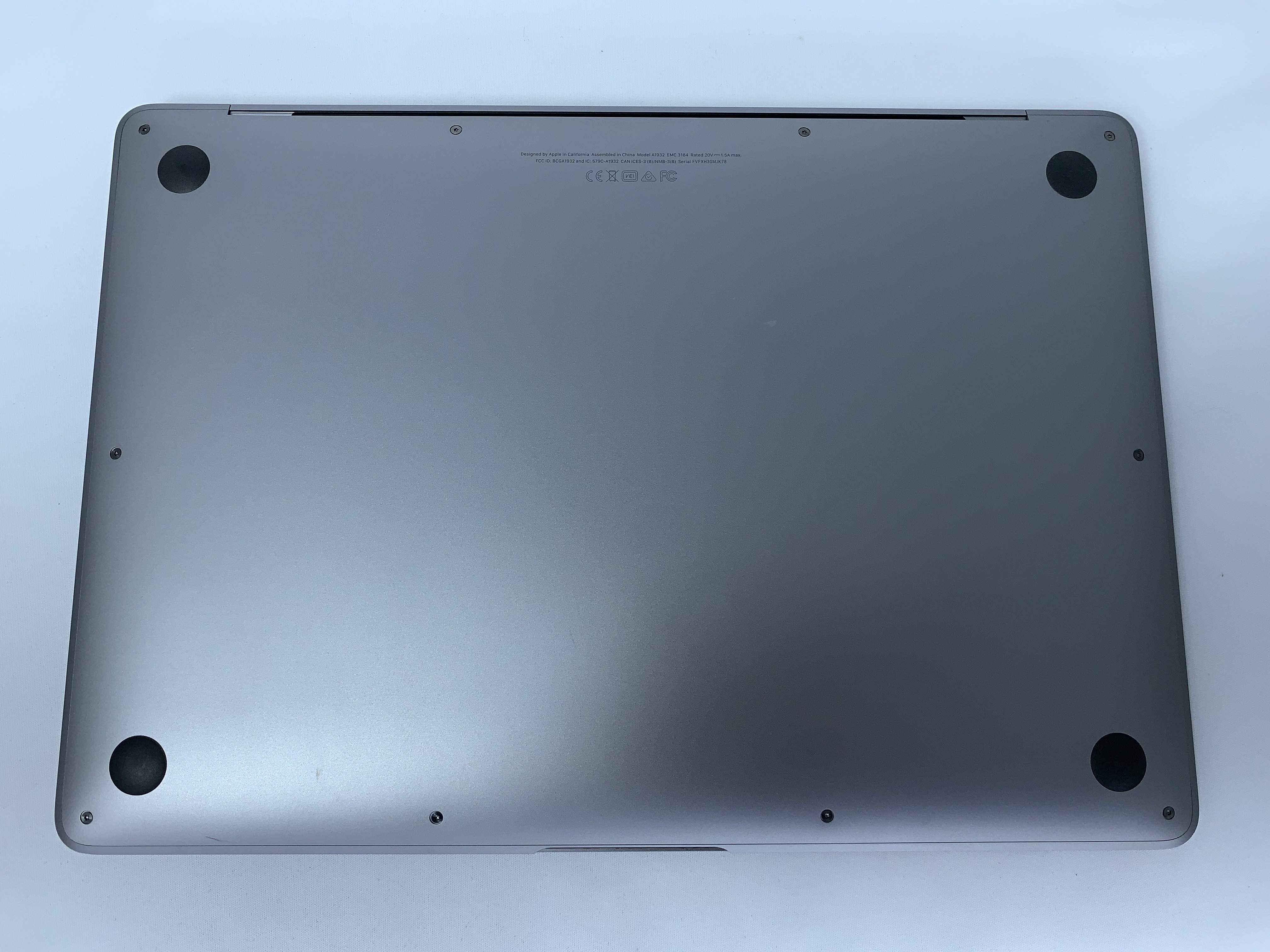 【中古：Bランク】Apple MacBook Air (2018) Retinaディスプレイ 1600/13.3 MRE92J/A [スペースグレイ]【30日返金保証】