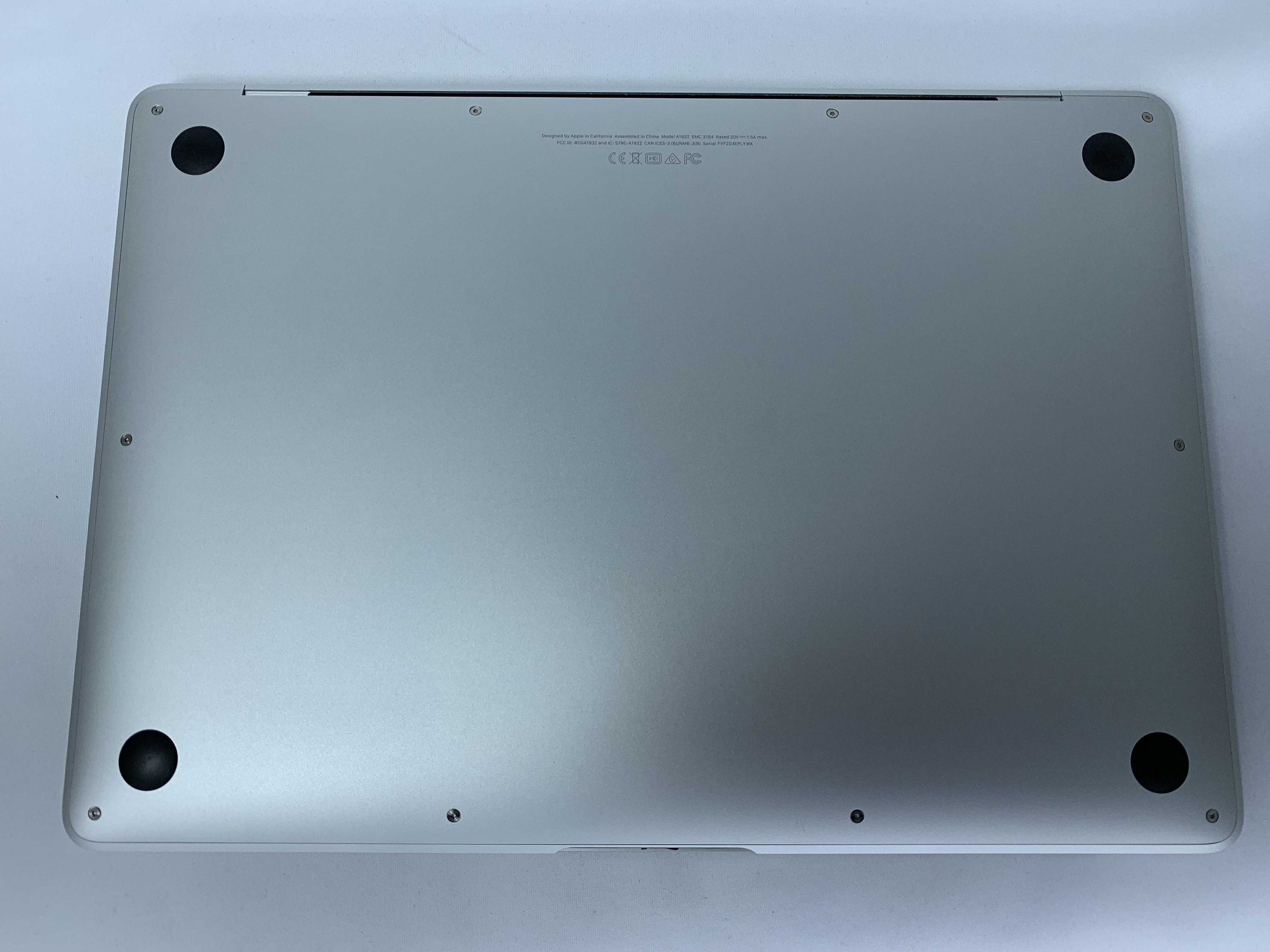 【中古：Bランク】Apple MacBook Air (2019) Retinaディスプレイ 1600/13.3 MVFL2J/A [シルバー]【30日返金保証】