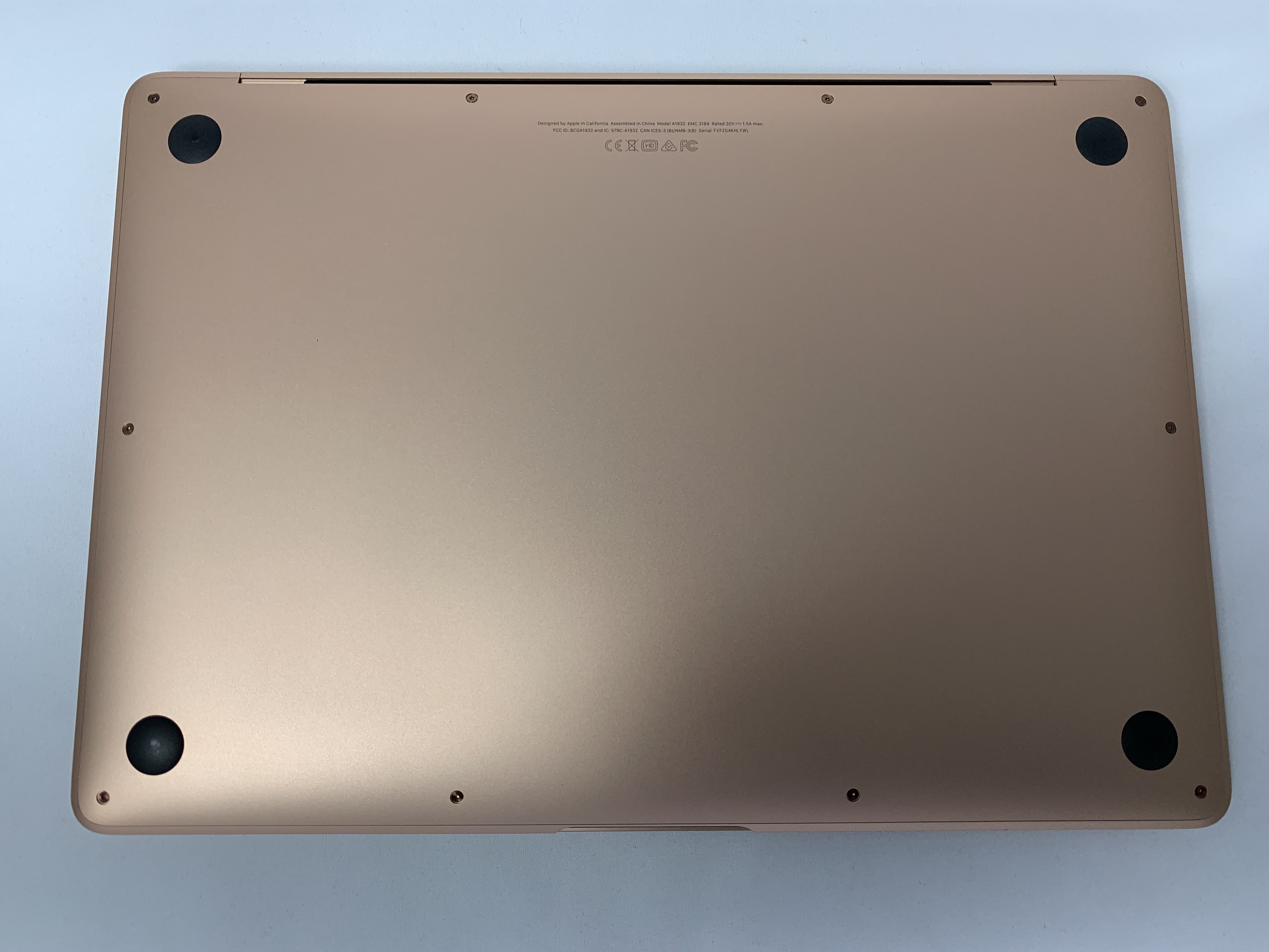 【中古：Bランク】Apple MacBook Air (2019) Retinaディスプレイ 1600/13.3 MVFM2J/A [ゴールド]【30日返金保証】