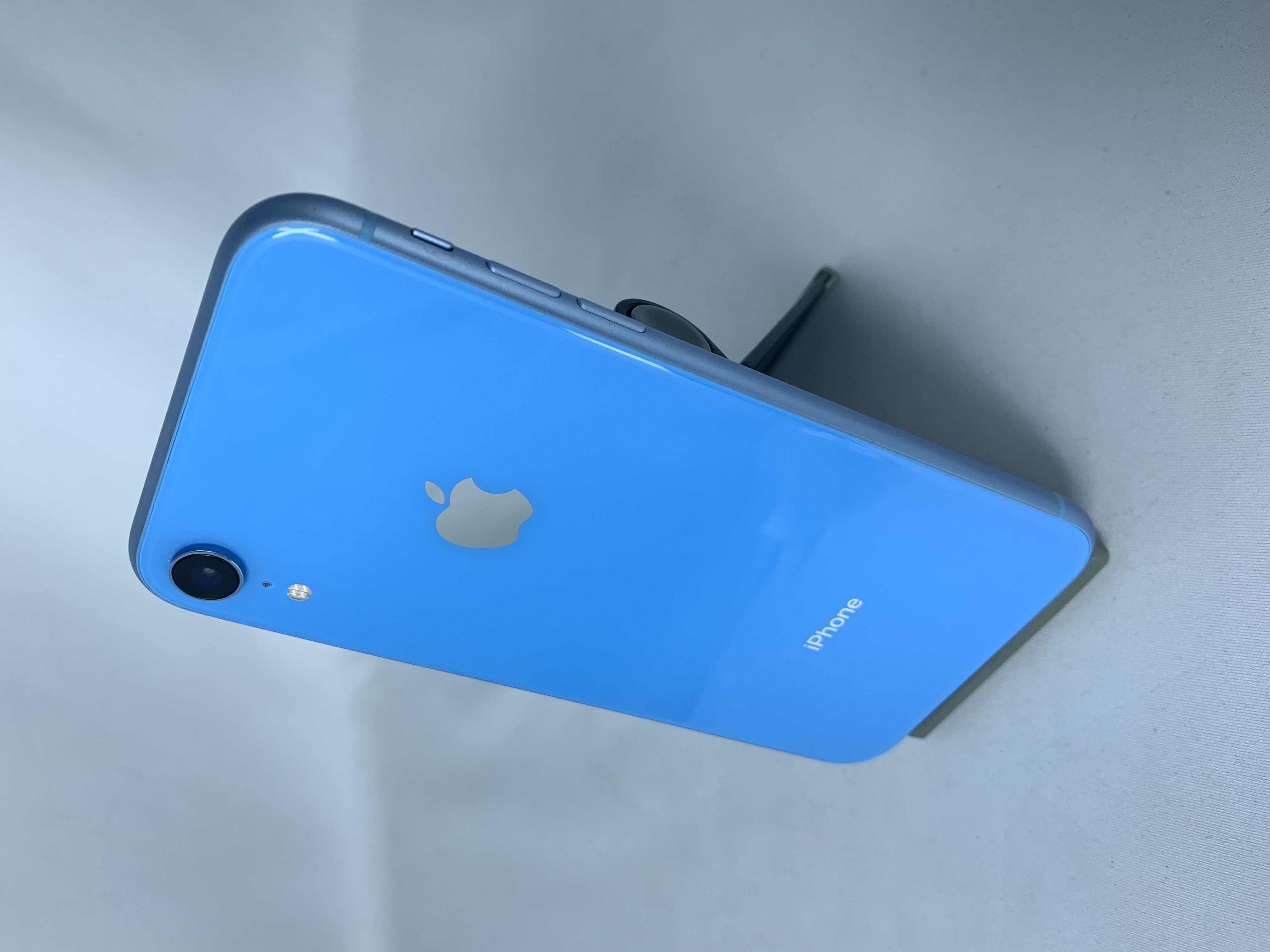 【中古：Bランク】iPhone XR 128GB ブルー simロック解除済【30日返金保証】【赤ロム保証付き】