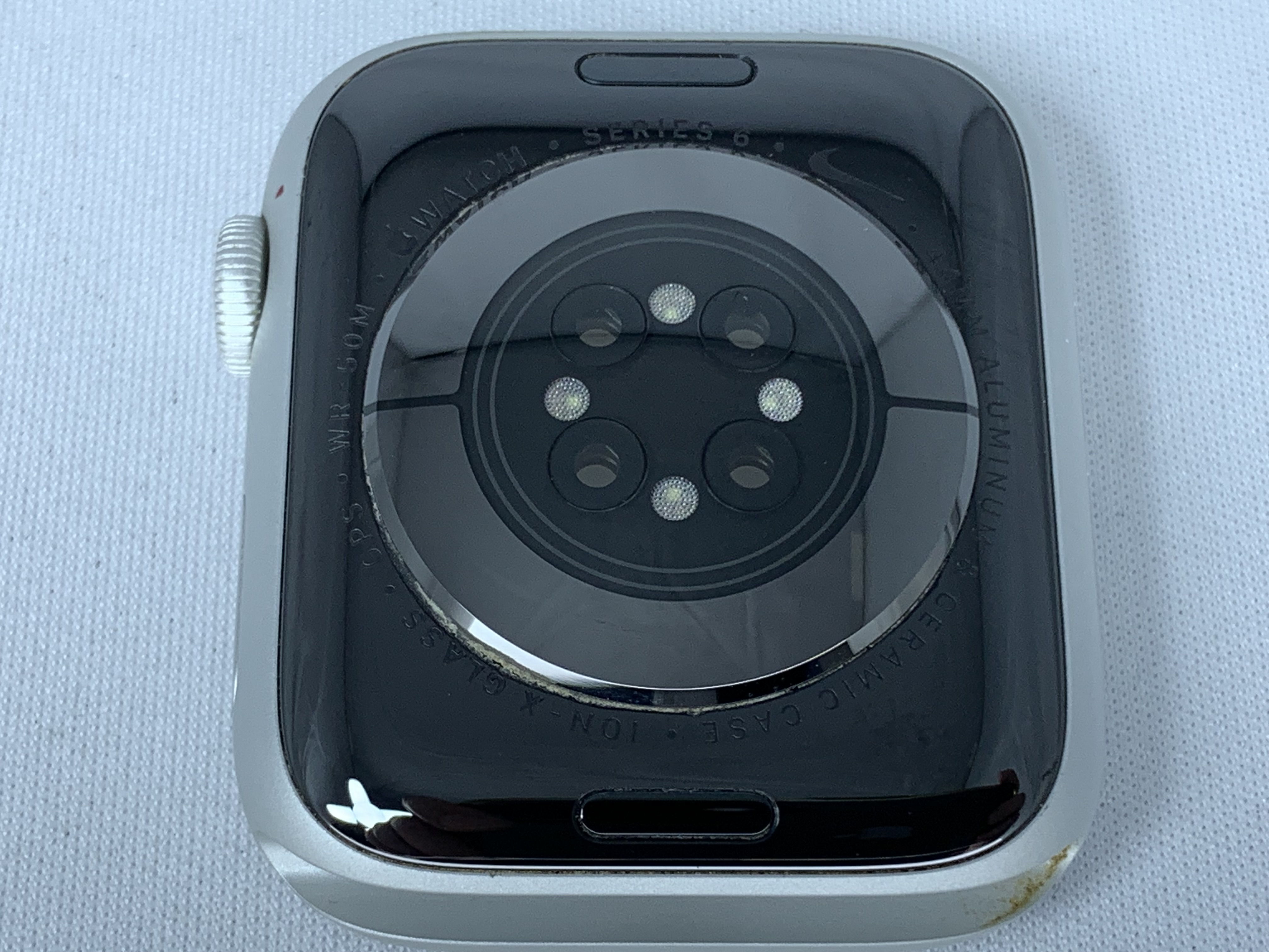 【中古：Bランク】Apple Watch Series 6 44mm アルミケース［シルバー］【30日返金保証】