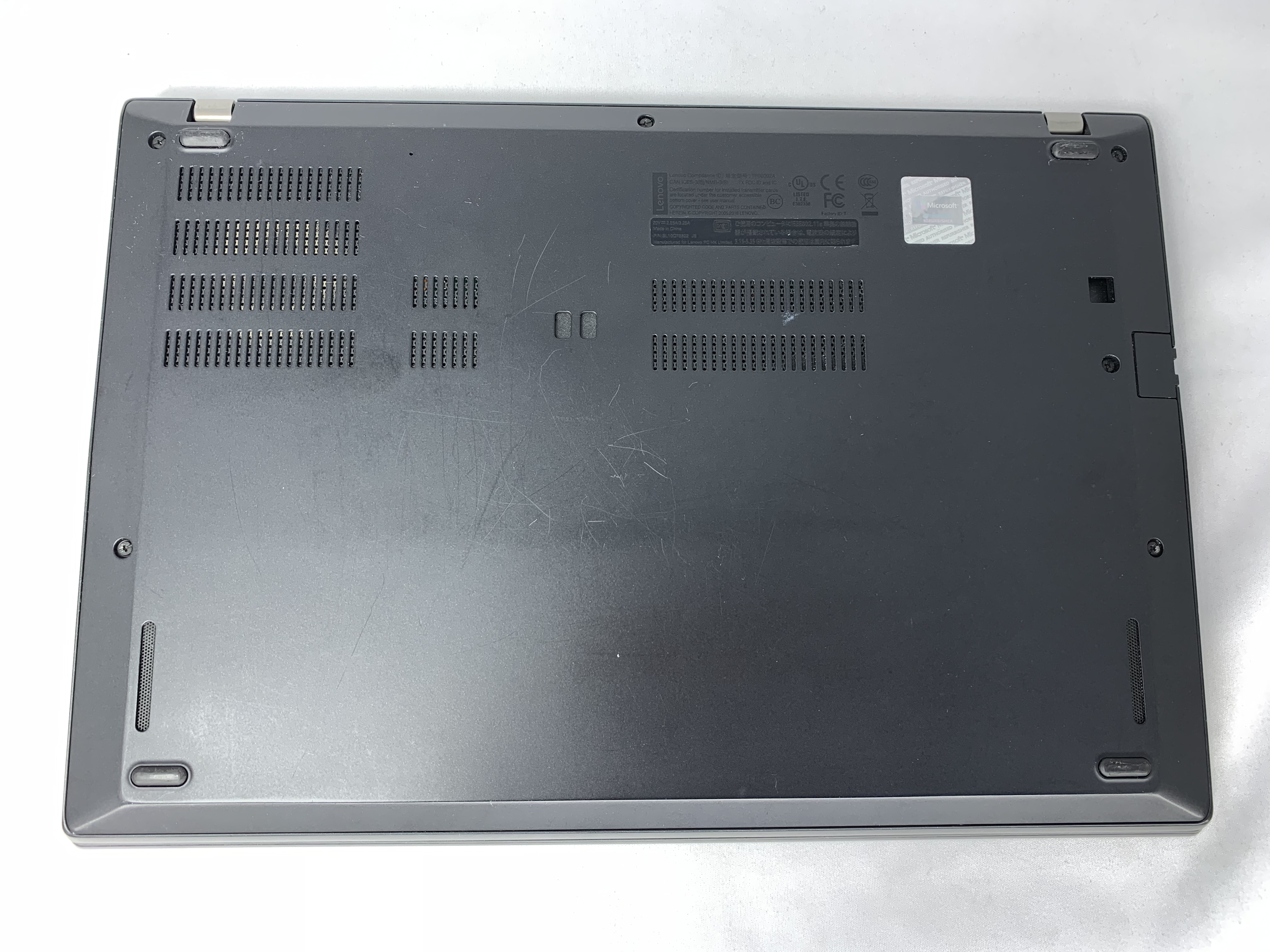 【中古：Cランク】【整備済品】Lenovo ThinkPad T480S(30日間保証）