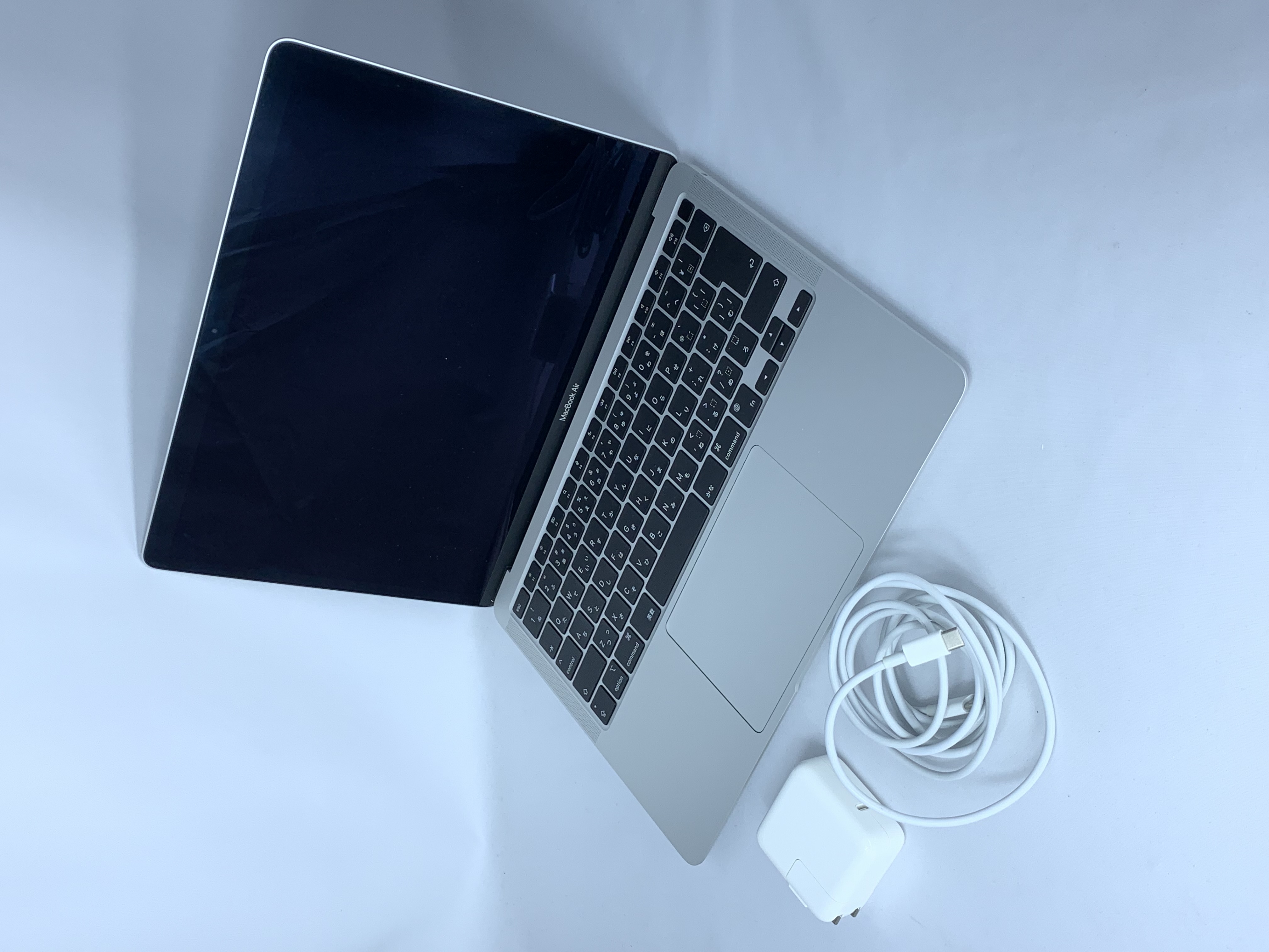 【中古：Bランク】Apple MacBook Air M1(2020年) 13.3 インチ シルバー MGNA3J/A カスタマイズモデル（メモリ容量：8GB⇒16GB）【30日返金保証】