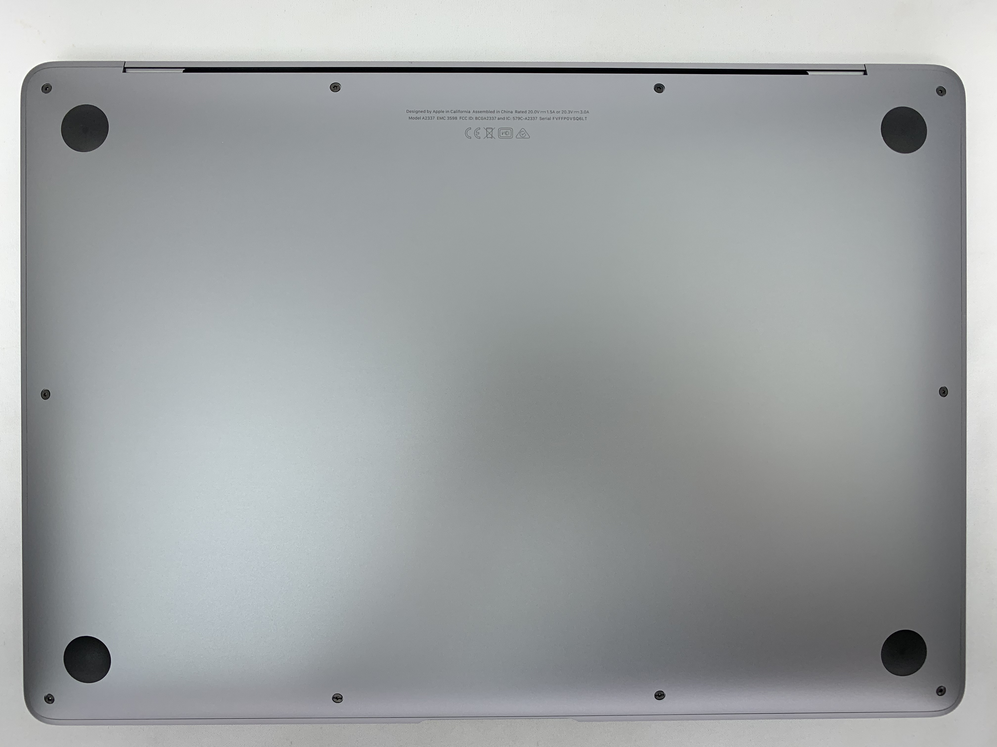 【中古：Bランク】Apple MacBook Air M1(2020年) Retinaディスプレイ 13.3インチ MGN73J/A 1TBカスタムモデル[スペースグレイ]【30日返金保証】