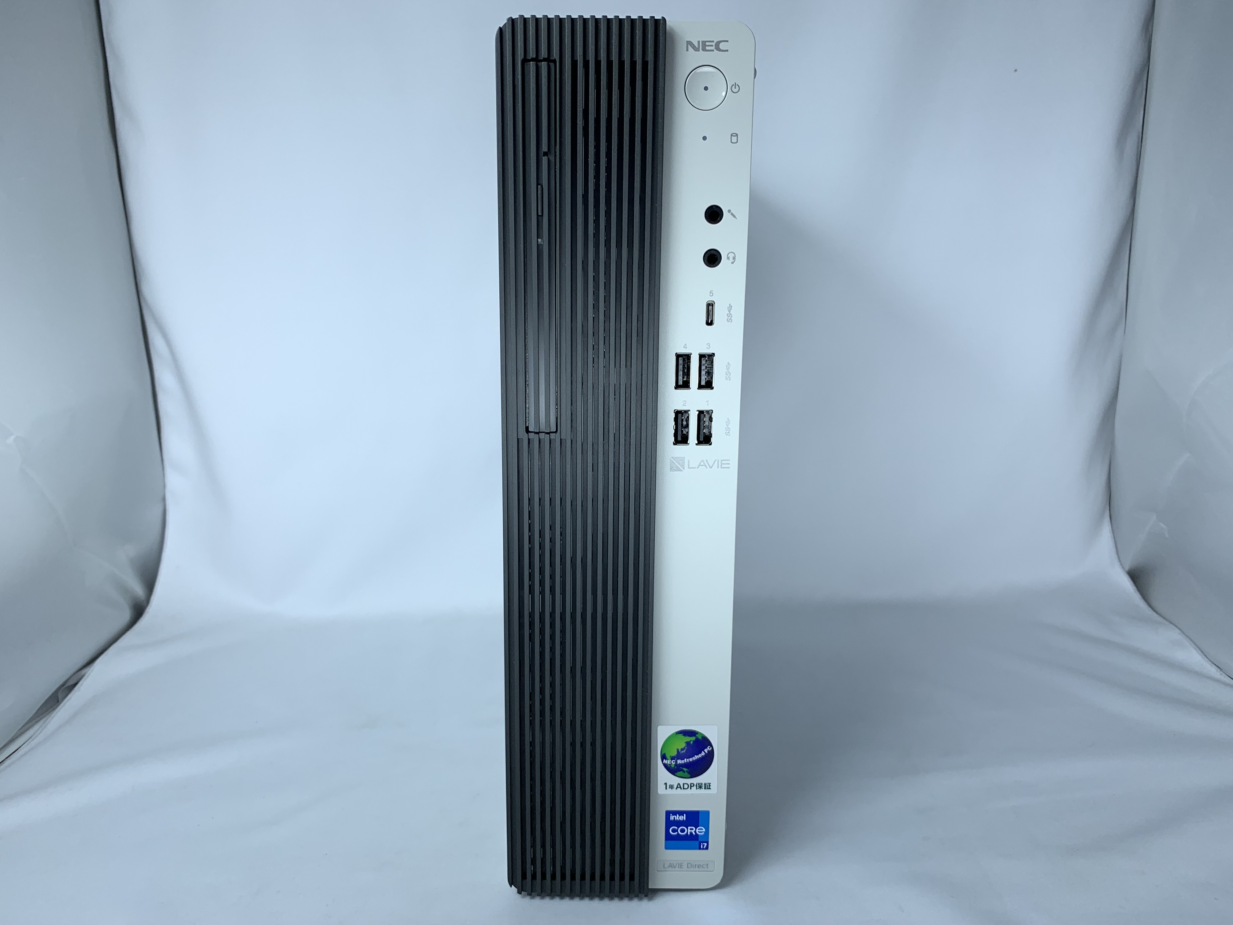 【中古：Sランク】NECリフレッシュPC 2025年春モデル Office付 デスクトップ　PC-GJ218ZZA1【１年保証付き】