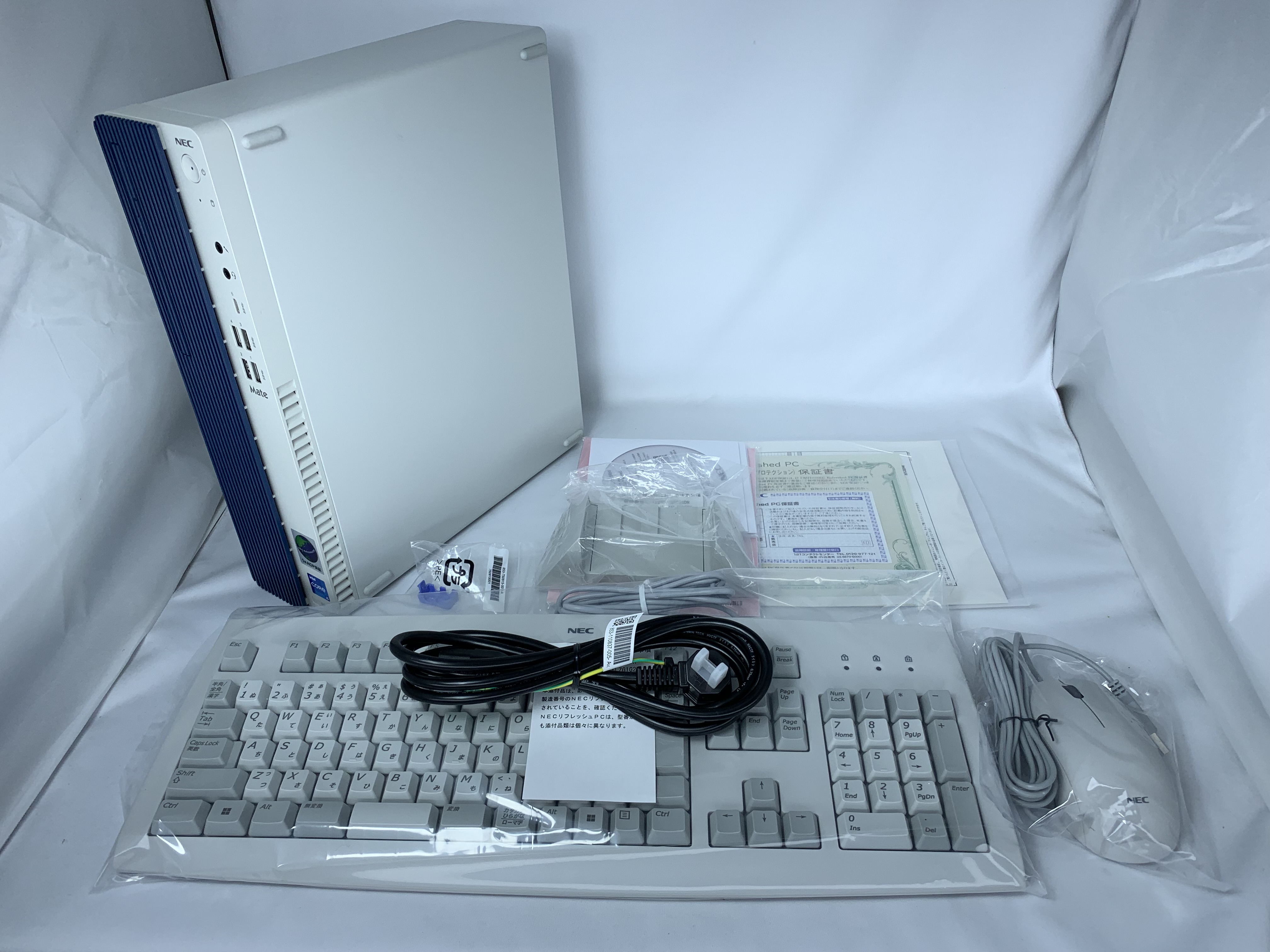 【中古：Sランク】NECリフレッシュPC 2023年秋モデル デスクトップ　PC-MKT46LZG1G2K【１年保証付き】