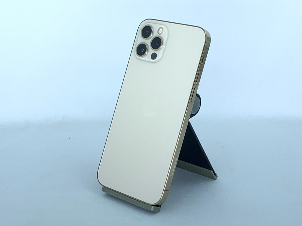 【中古：Bランク】iPhone 12 Pro 128GB ゴールド simロック解除済【30日返金保証】【赤ロム保証付き】