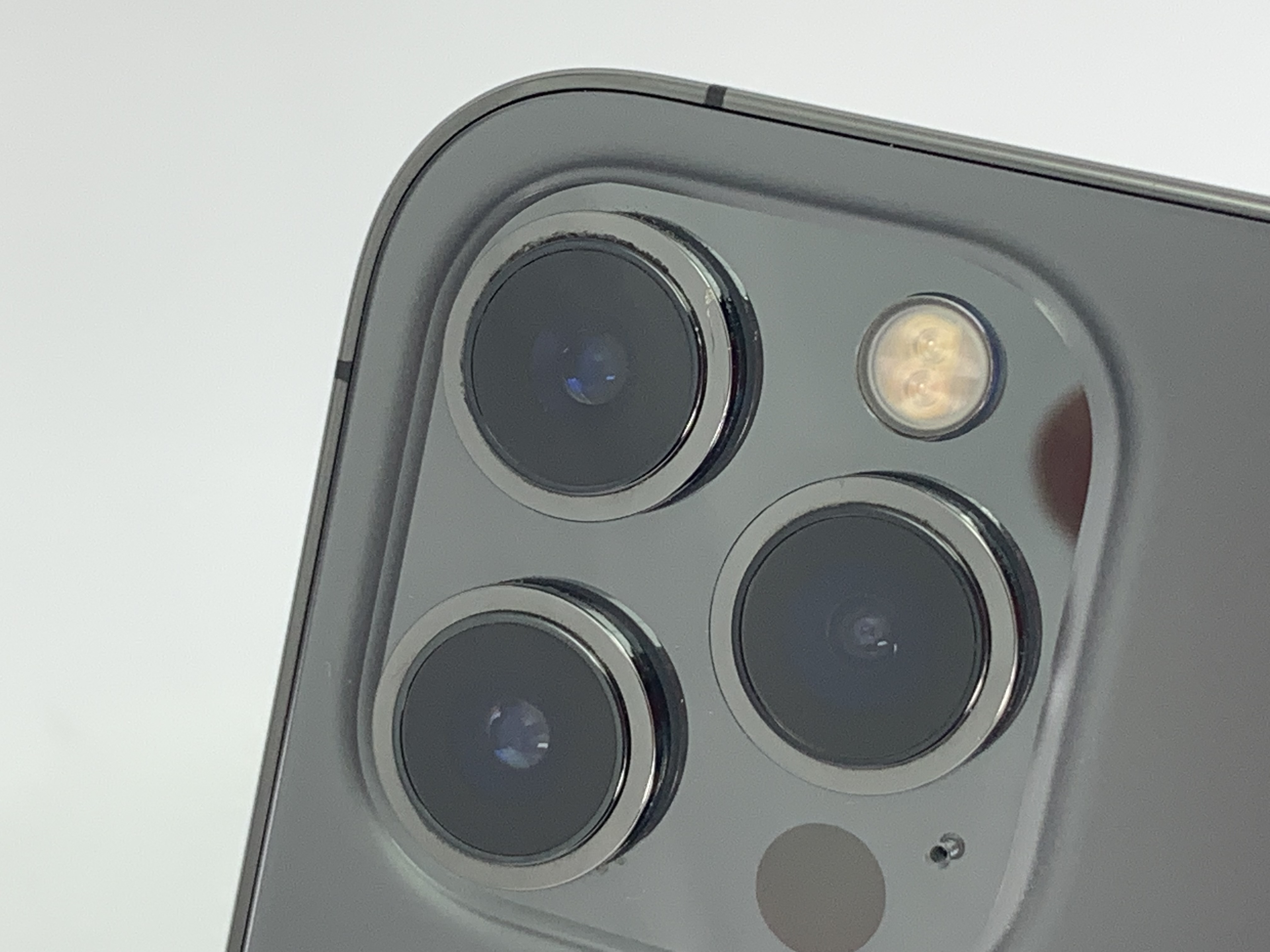 中古：Bランク】iPhone 12 ProMAX 128GB グラファイト simロック解除済