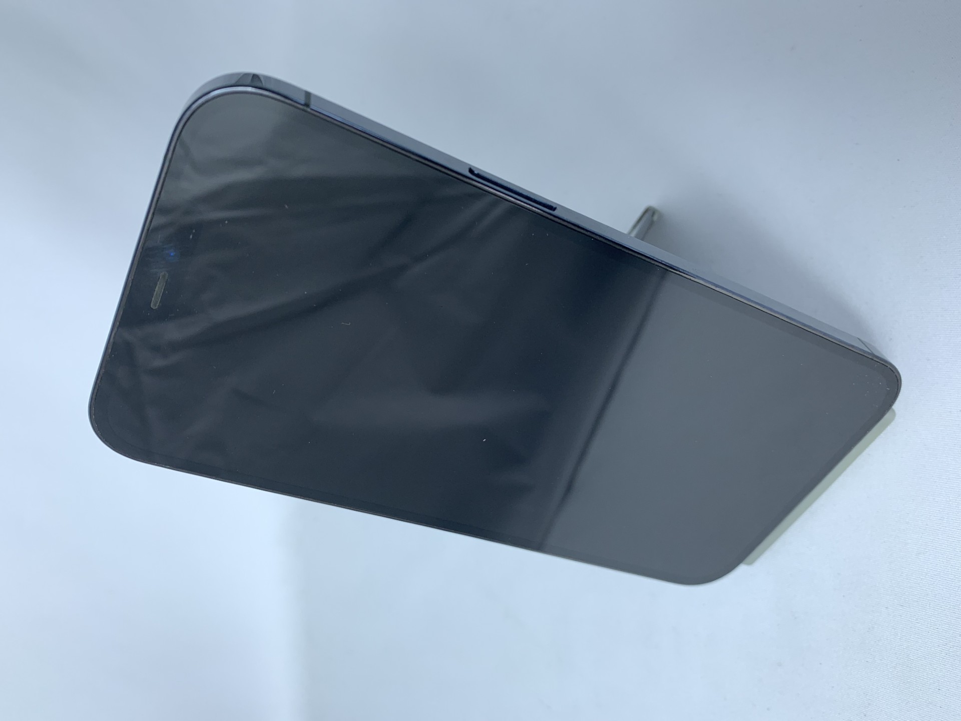 【中古:Cランク】【キズ有(少)】iPhone 12 ProMax 256GB パシフィックブルー SIMロック解除済【30日返金保証】【赤ロム保証付き】
