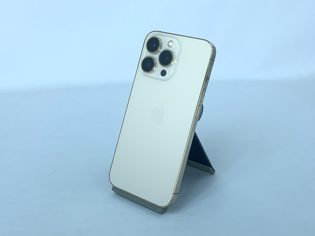 【中古：Cランク】【バッテリー劣化】iPhone 13 Pro 256GB ゴールド simロック解除済【30日返金保証】【赤ロム保証付き】
