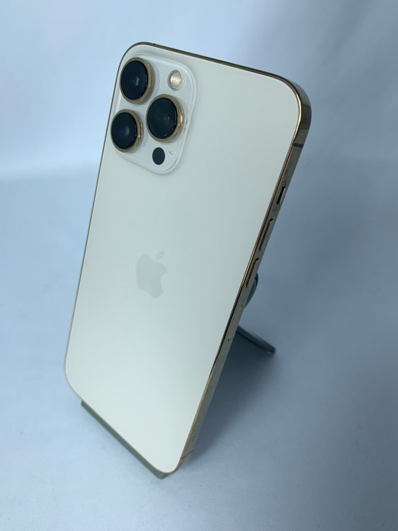 【中古：Cランク】【バッテリー劣化】iPhone 13 ProMax 256GB ゴールド simロック解除済【30日返金保証】【赤ロム保証付き】