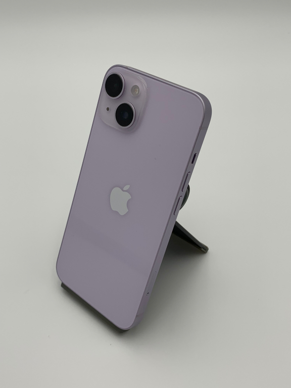 【中古：Cランク】【バッテリー劣化】iPhone 14 128GB パープル SIMロック無し【30日返金保証】【赤ロム保証付き】