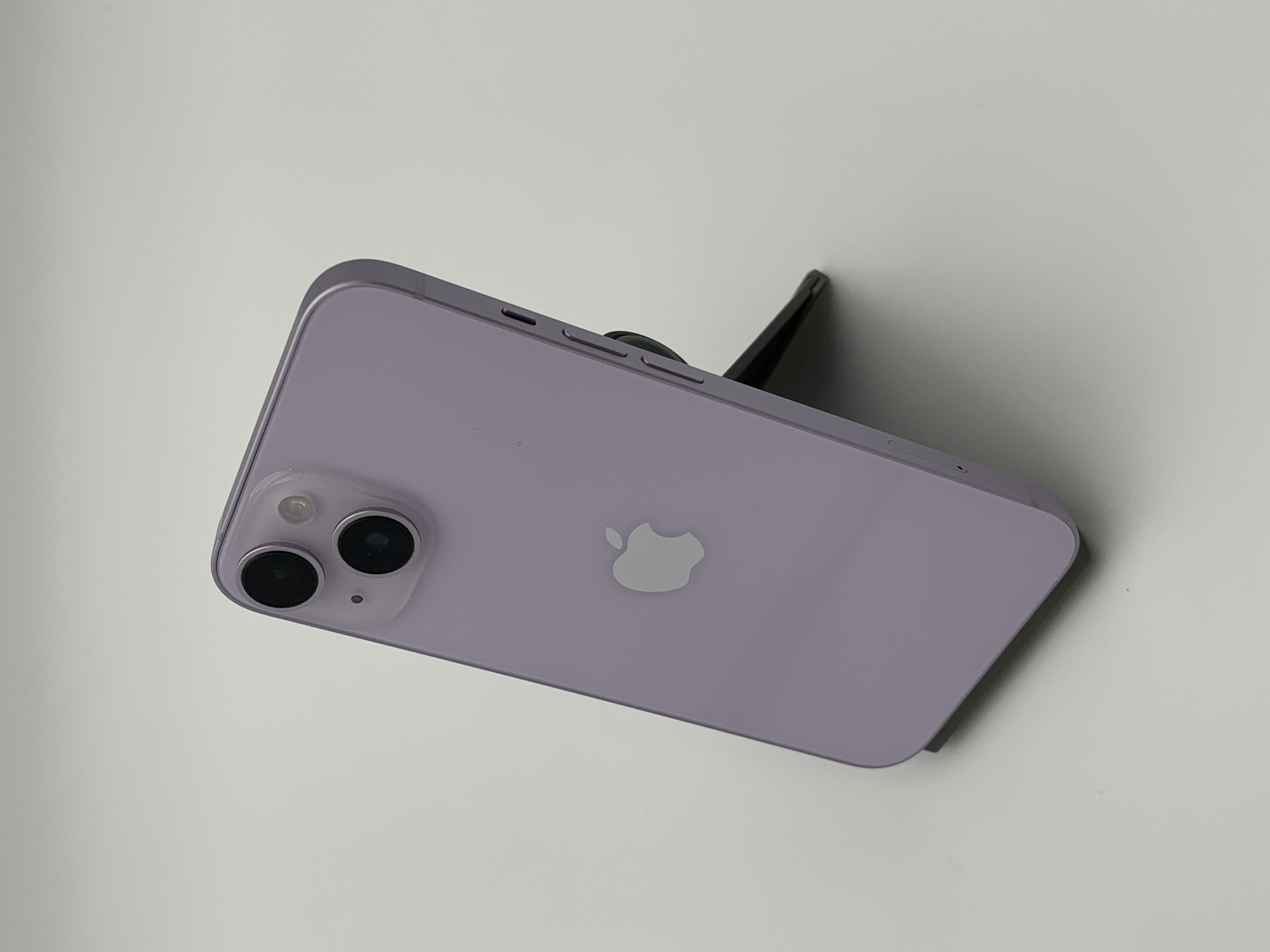 【中古：Bランク】iPhone 14 256GB パープル SIMロック無し【30日返金保証】【赤ロム保証付き】